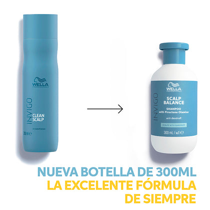Wella Invigo - Champú SCALP BALANCE CLEAN ANTICASPA (Scalps With Dandruff) 300 ml
