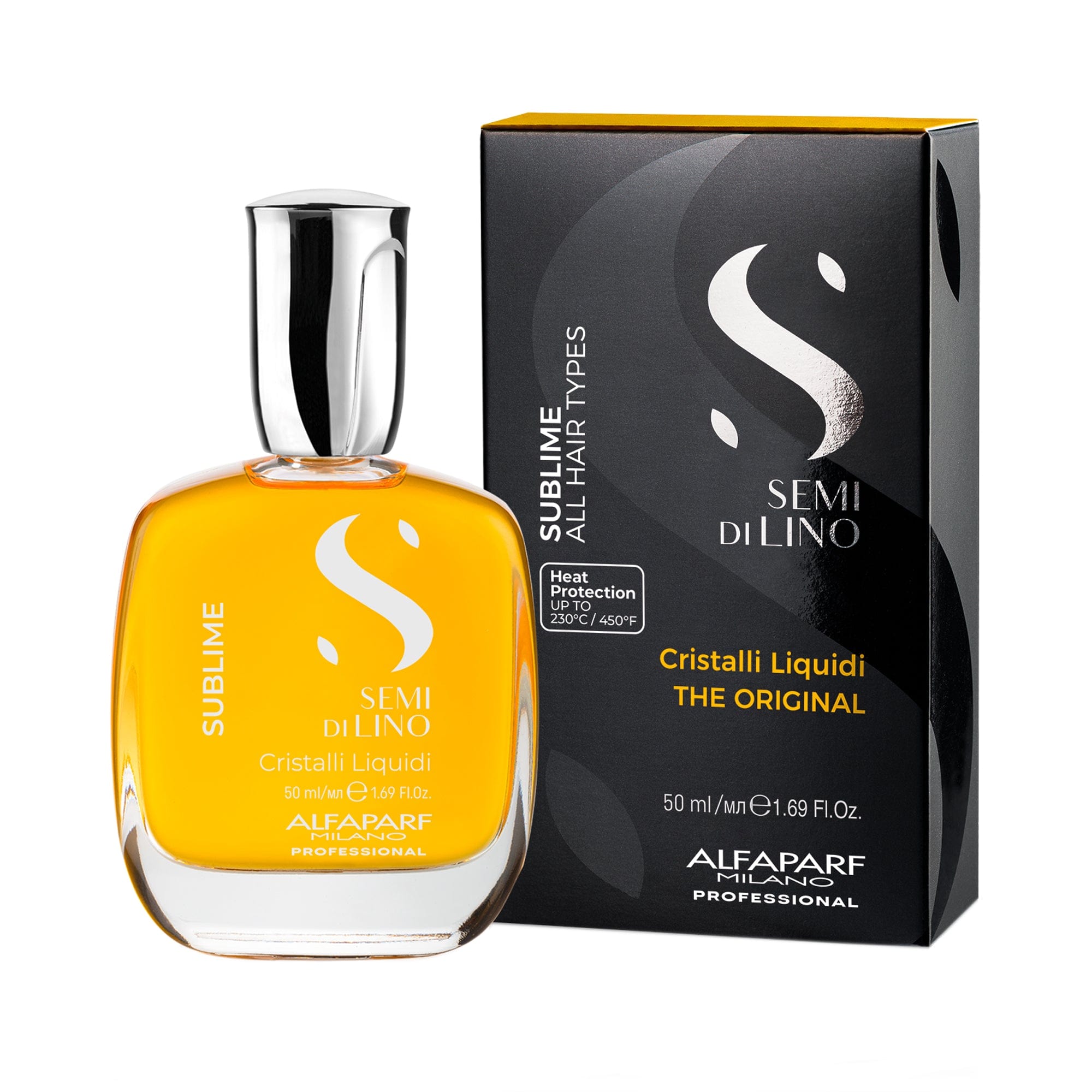 Alfaparf Aceite Capilar Alfaparf Semi di Lino Sublime Cristalli Liquidi 50 ml Roberta Beauty Club Tienda Online Productos de Peluqueria