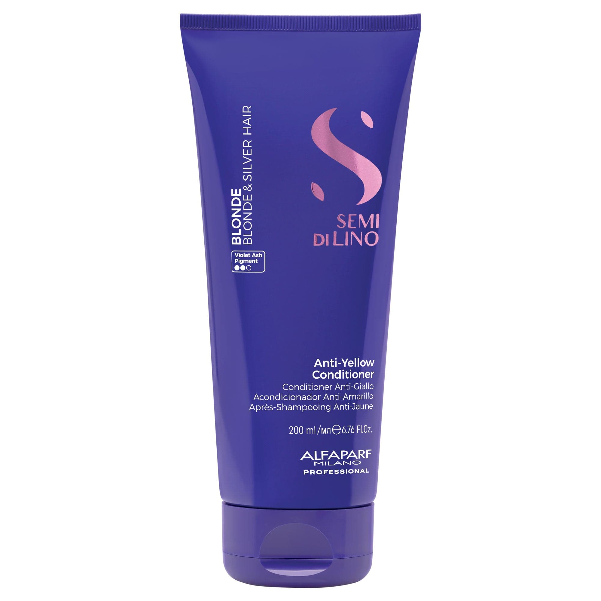 Alfaparf Acondicionador Alfaparf Semi di Lino Blonde Anti-Yellow Conditioner 200 ml Roberta Beauty Club Tienda Online Productos de Peluqueria