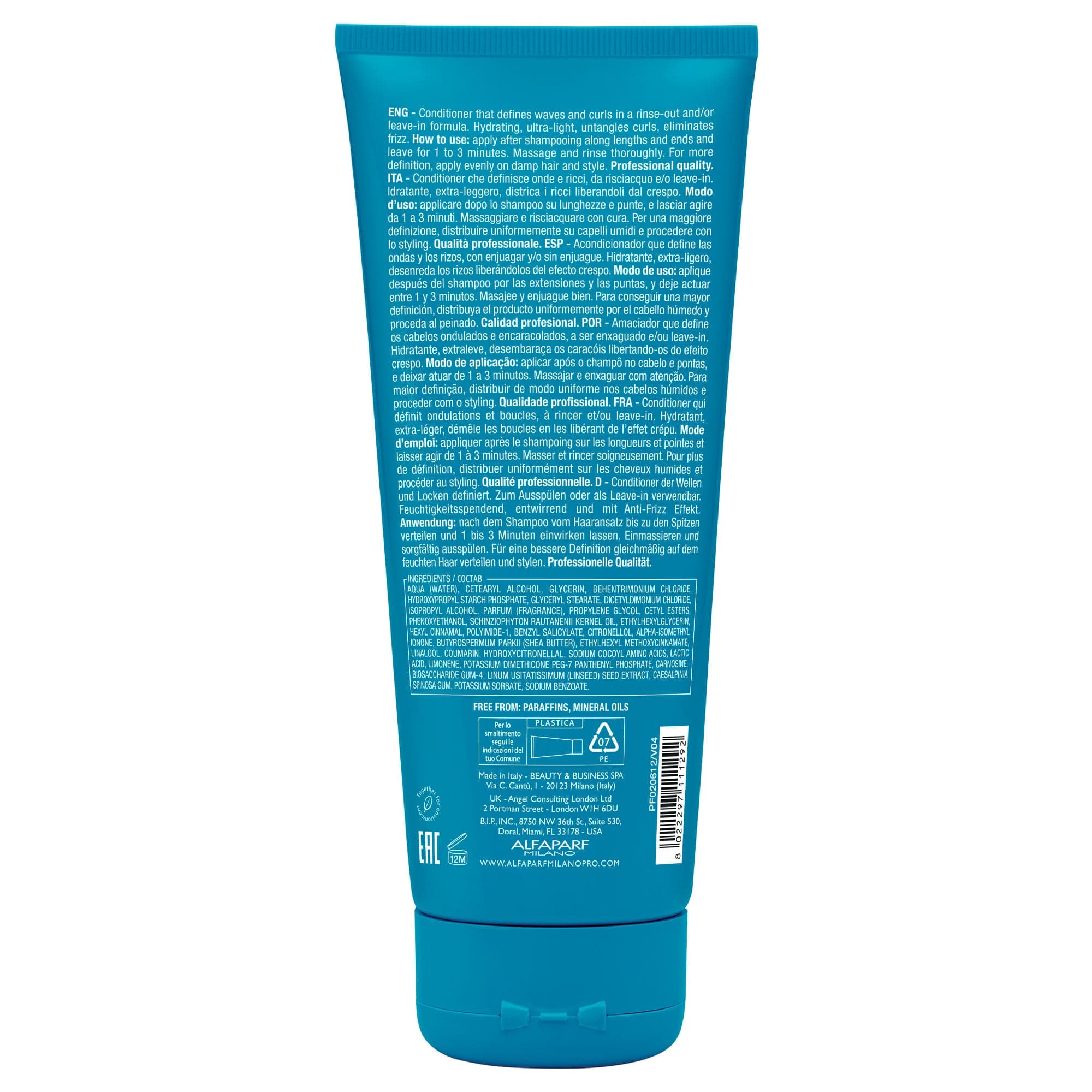 Alfaparf Acondicionador Alfaparf Semi di Lino Curls Enhancing Conditioner 200 ml Roberta Beauty Club Tienda Online Productos de Peluqueria