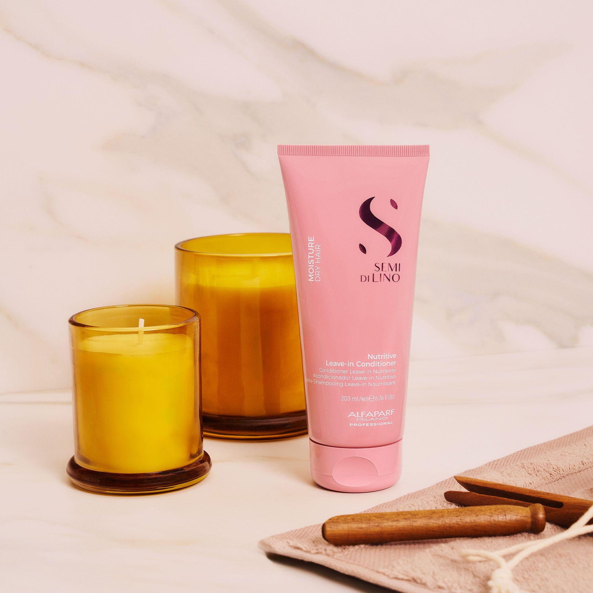 Alfaparf Acondicionador Alfaparf Semi di Lino Moisture Nutritive Leave-in Conditioner 200 ml Roberta Beauty Club Tienda Online Productos de Peluqueria