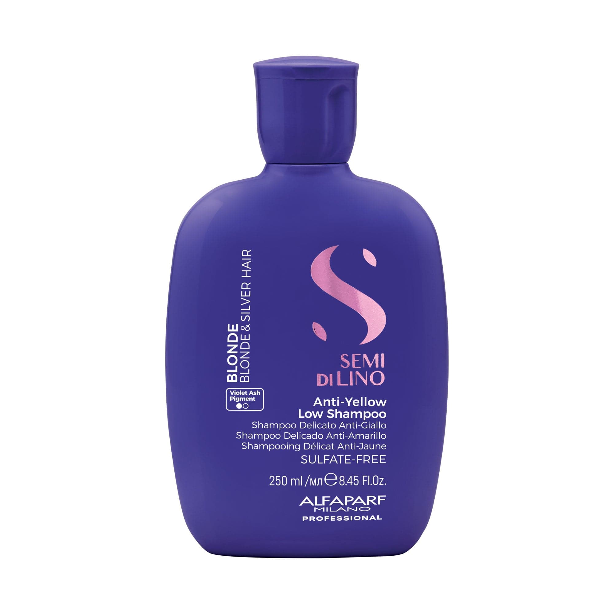 Alfaparf Champú Alfaparf Semi di Lino Blonde Anti-Yellow Low Shampoo 250 ml Roberta Beauty Club Tienda Online Productos de Peluqueria