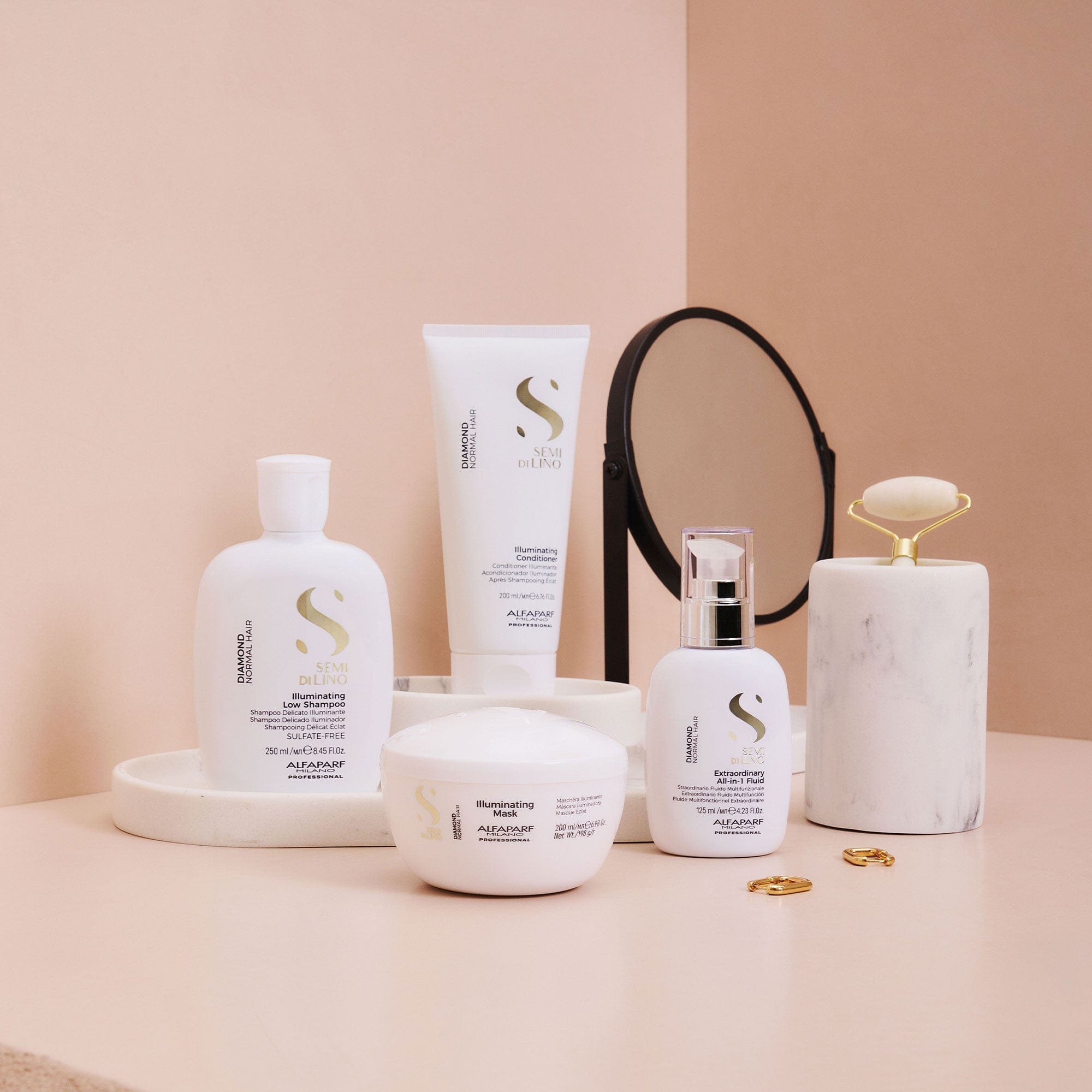 Alfaparf Champú Alfaparf Semi di Lino Diamond Illuminating Low Shampoo 250 ml Roberta Beauty Club Tienda Online Productos de Peluqueria