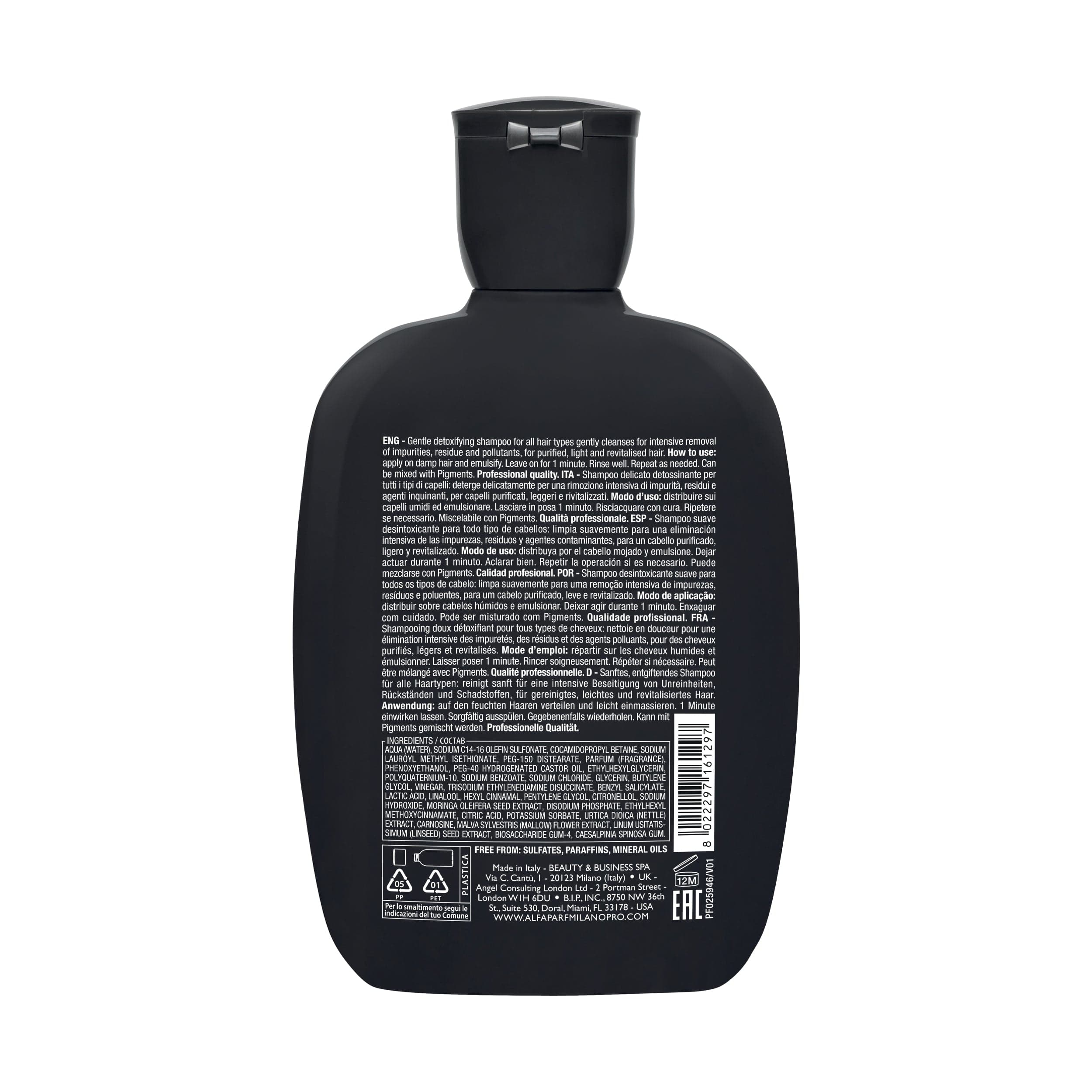 Alfaparf Champú Alfaparf Semi di Lino Sublime Detoxifying Low Shampoo 250 ml Roberta Beauty Club Tienda Online Productos de Peluqueria