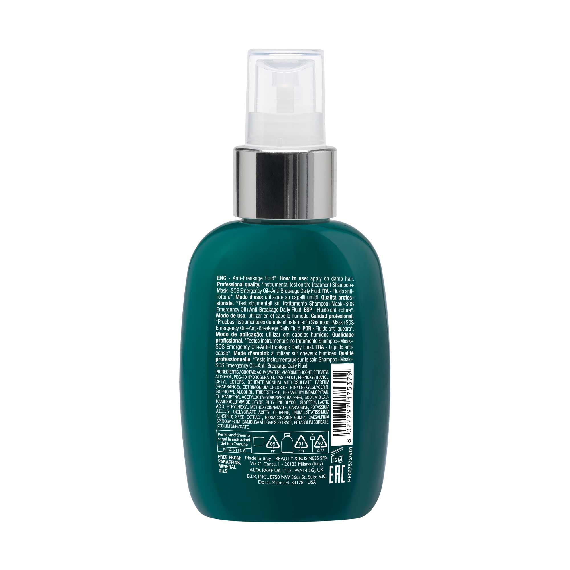 Alfaparf Crema Reconstructora Alfaparf Semi di Lino Reconstruction Anti-Breakage Daily Fluid 125 ml Roberta Beauty Club Tienda Online Productos de Peluqueria