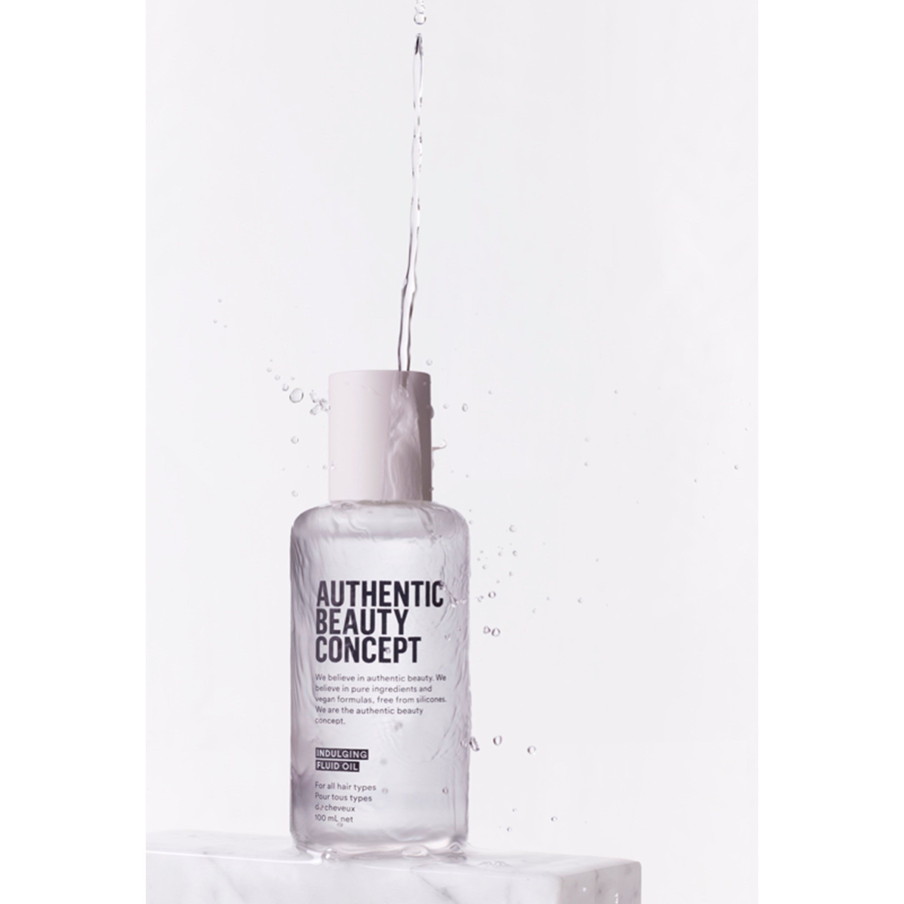 Authentic Beauty Concept Aceite Capilar INDULGING FLUID OIL Aceite de Cuidado Fluido 100ml Roberta Beauty Club Tienda Online Productos de Peluqueria