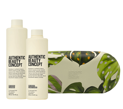 Authentic Beauty Concept Champú REPLENISH Pack Cleanser + Conditioner + Coletero + Caja Metálica de Regalo Roberta Beauty Club Tienda Online Productos de Peluqueria