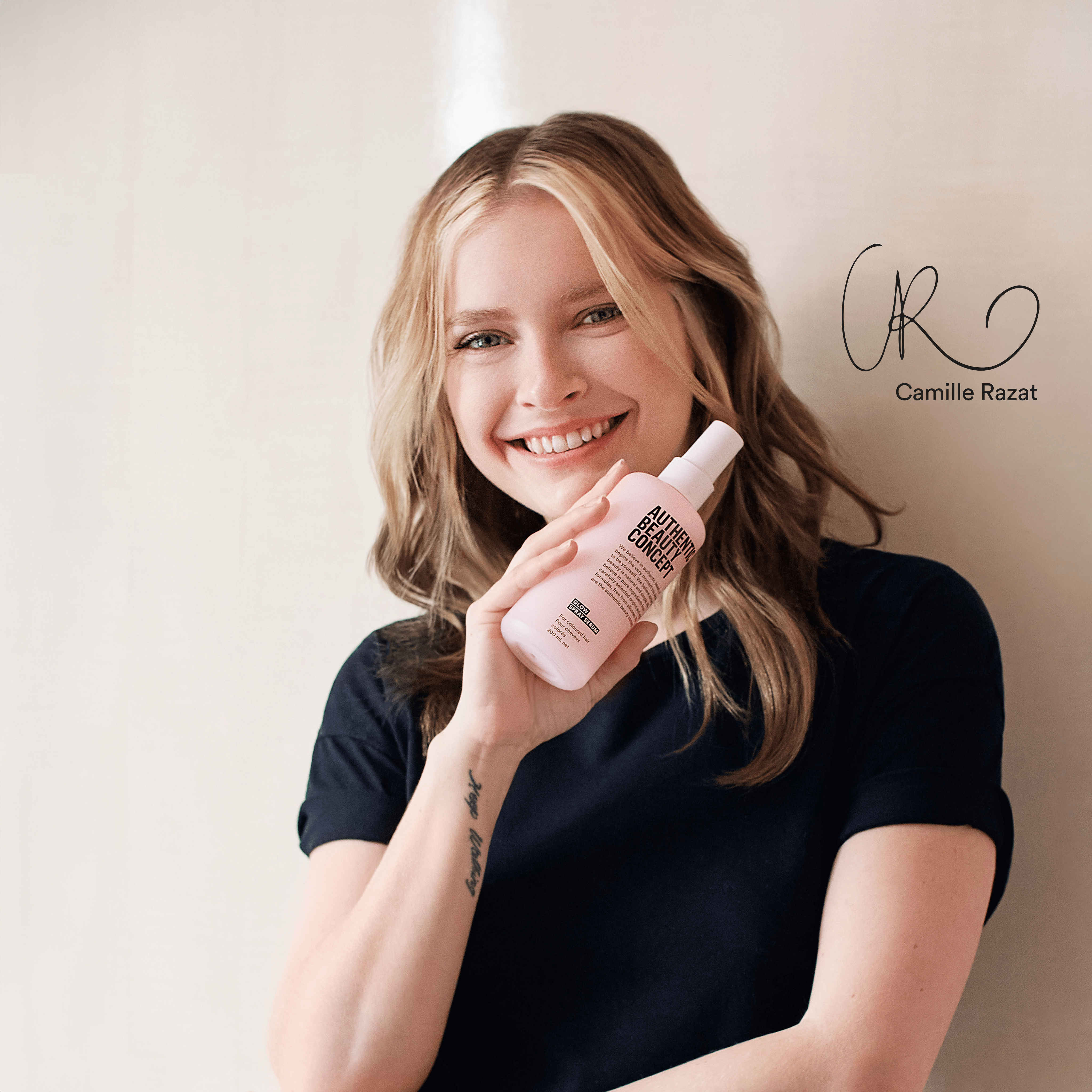 Authentic Beauty Concept Spray Acondionador GLOW Spray Serum 200ml For Colored Hair Roberta Beauty Club Tienda Online Productos de Peluqueria