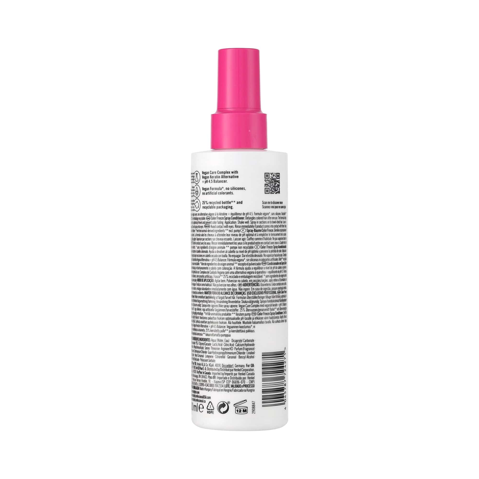 BC Bonacure Conditioners Bonacure Color Freeze Spray Acondicionador 200ml Roberta Beauty Club Tienda Online Productos de Peluqueria