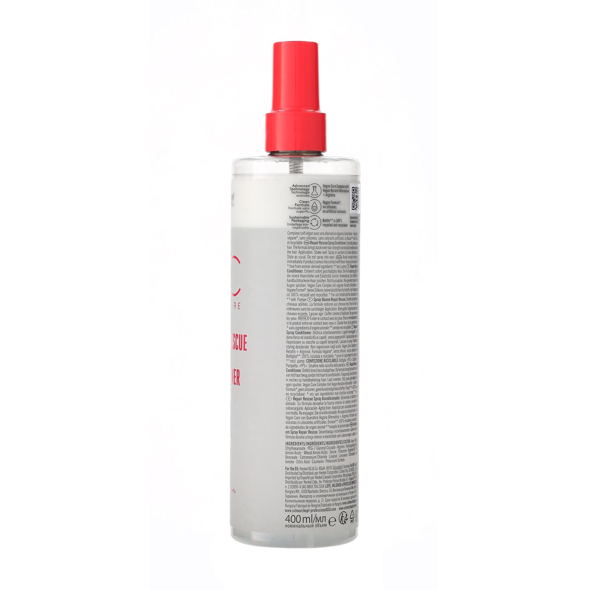 BC Bonacure Conditioners Bonacure Repair Rescue Spray Acondicionador 400ml Roberta Beauty Club Tienda Online Productos de Peluqueria