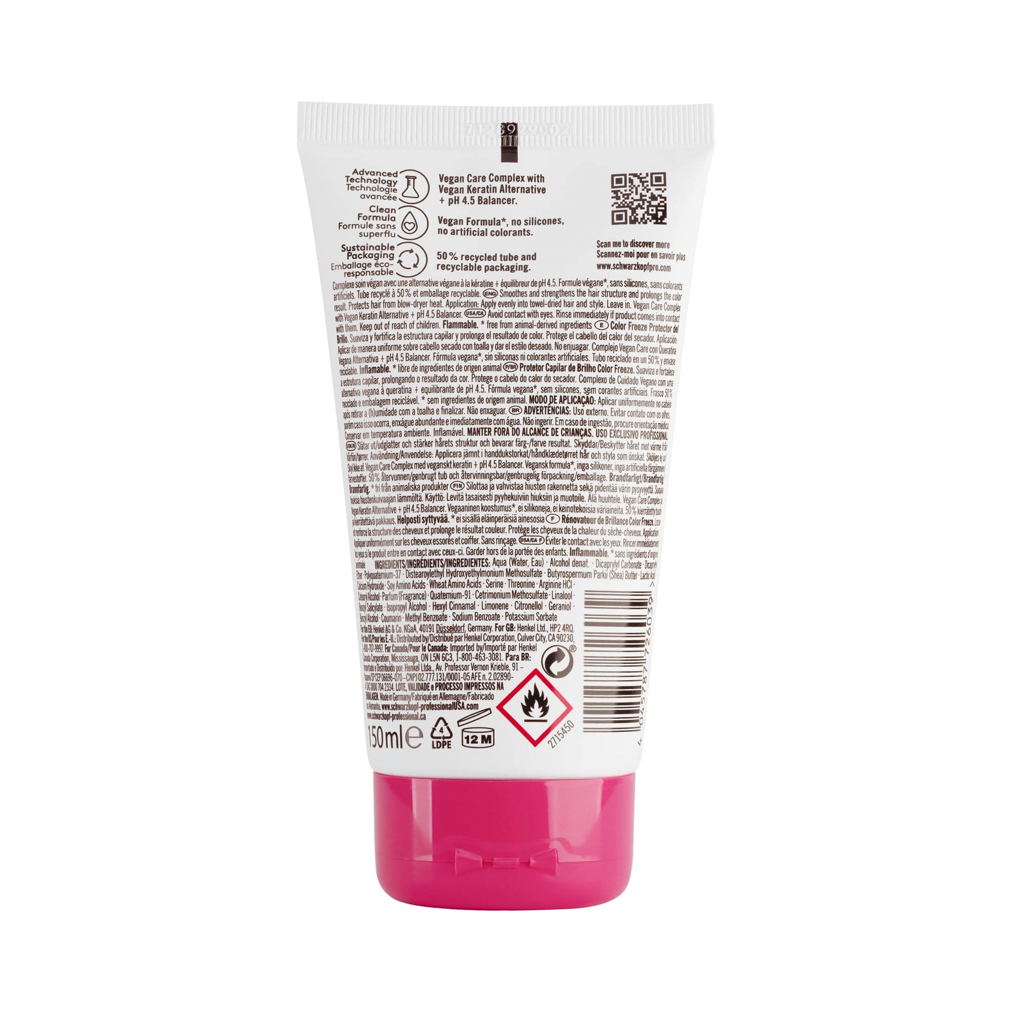 BC Bonacure Hair Care Bonacure Color Freeze Protector del Brillo 150ml Roberta Beauty Club Tienda Online Productos de Peluqueria