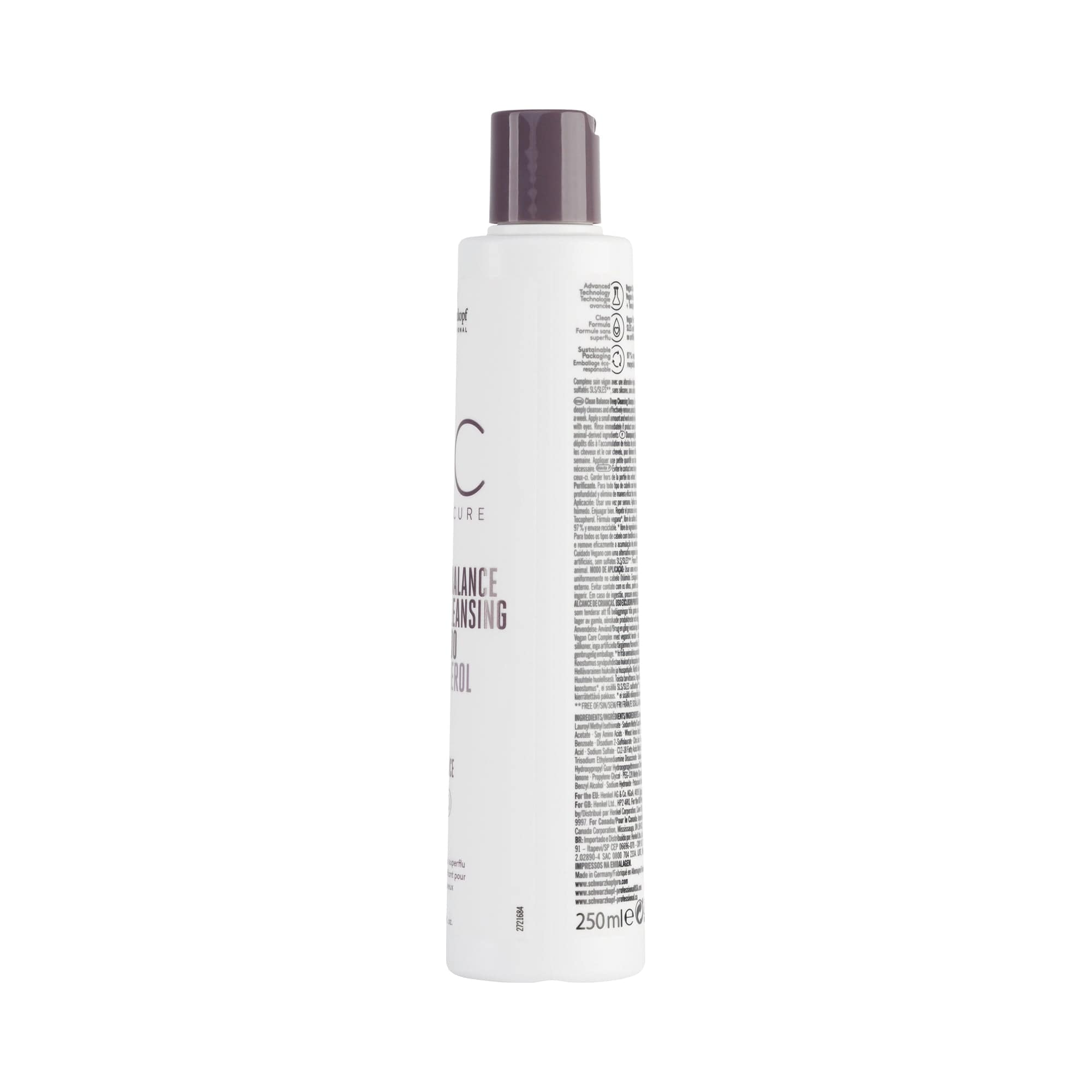 BC Bonacure Shampoo BC Bonacure Clean Balance Champú Purificante 250ml Roberta Beauty Club Tienda Online Productos de Peluqueria