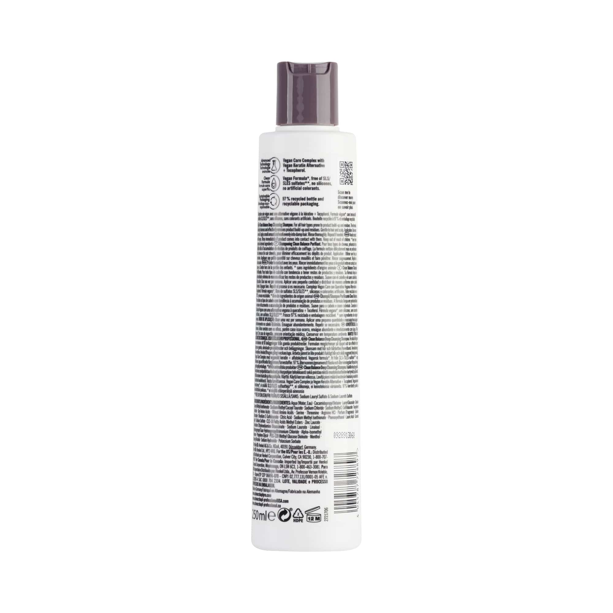 BC Bonacure Shampoo BC Bonacure Clean Balance Champú Purificante 250ml Roberta Beauty Club Tienda Online Productos de Peluqueria