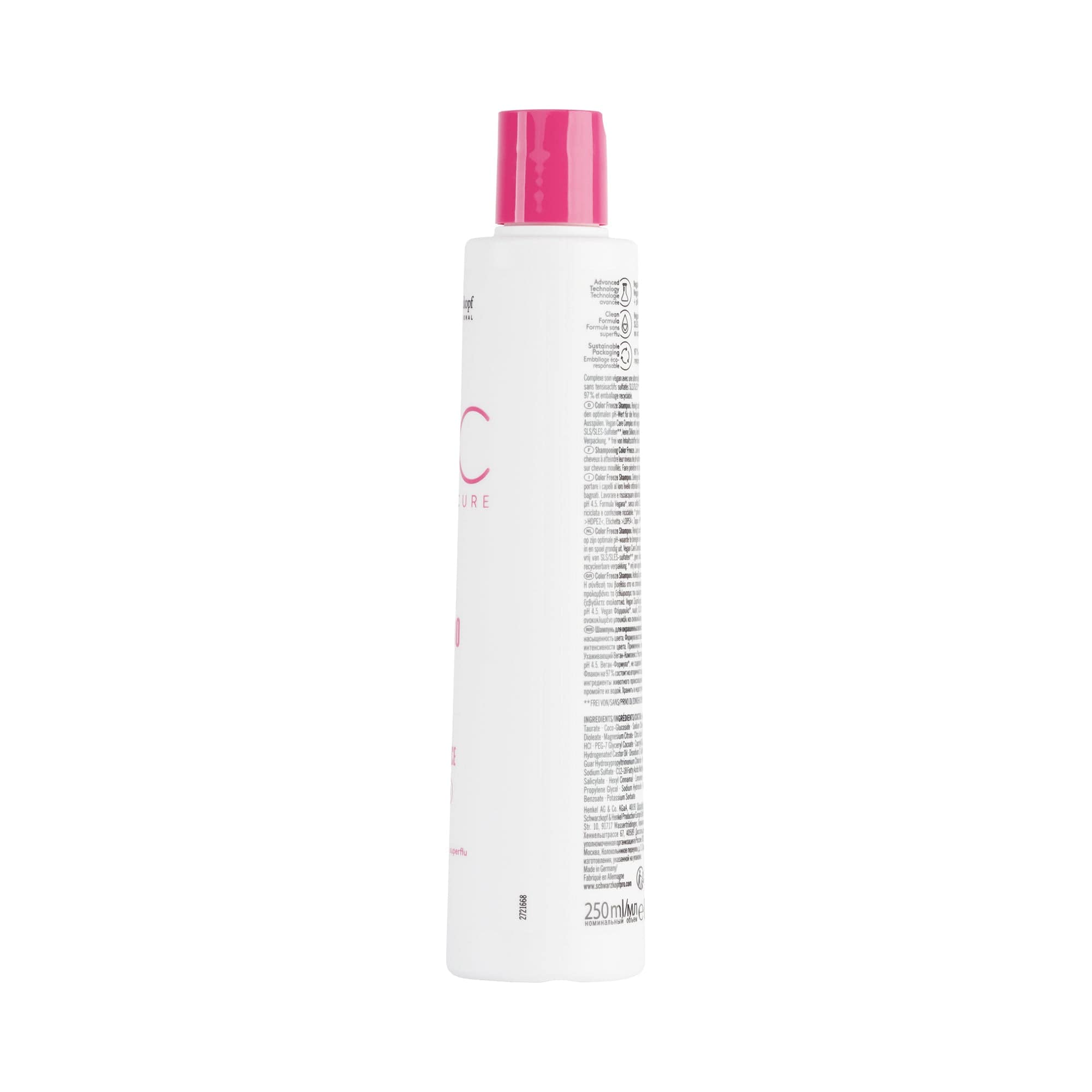 BC Bonacure Shampoo Bonacure Color Freeze Champú 250ml Roberta Beauty Club Tienda Online Productos de Peluqueria