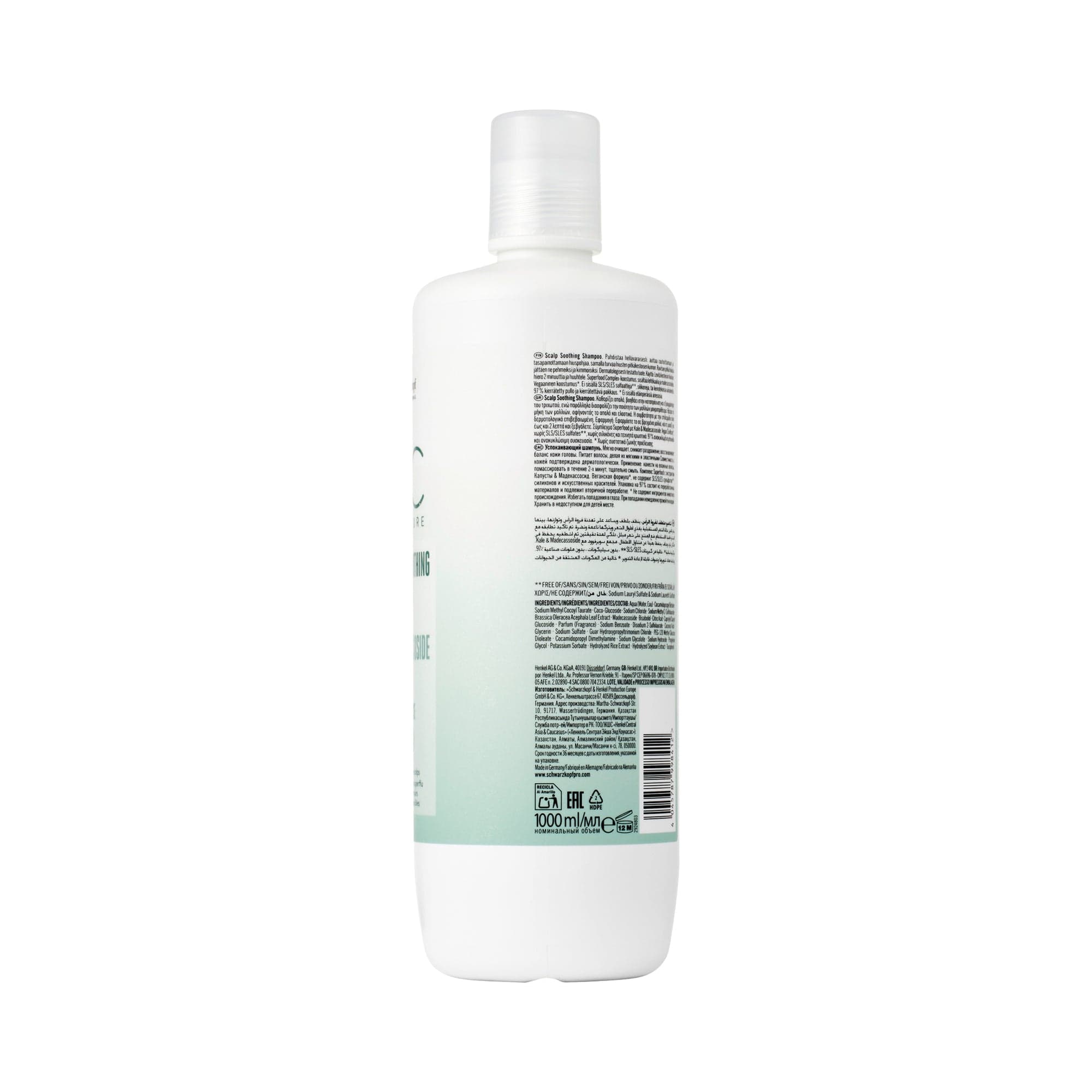 BC Bonacure Shampoo Bonacure Scalp Genesis Champú Calmante 1000ml Roberta Beauty Club Tienda Online Productos de Peluqueria