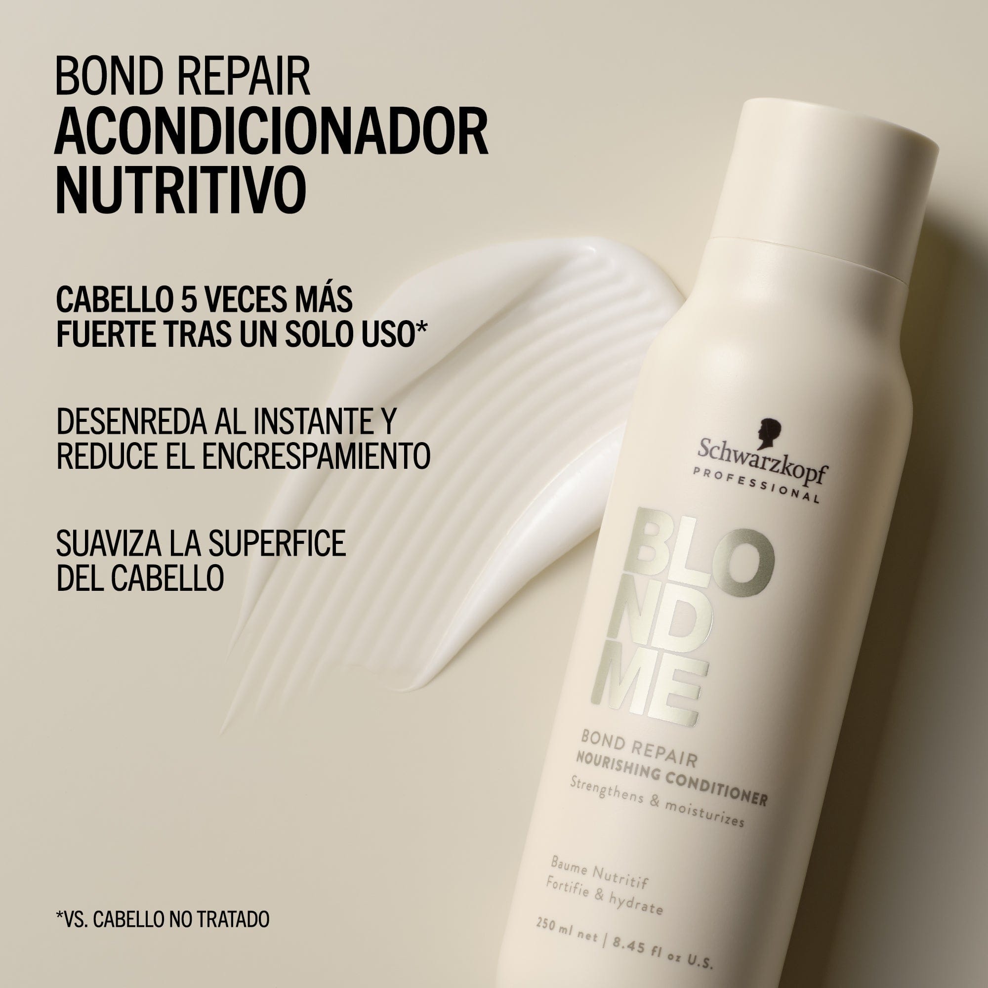 BlondMe Acondicionador Acondicionador Nutritivo Bond Repair de BLONDME 250ml Roberta Beauty Club Tienda Online Productos de Peluqueria