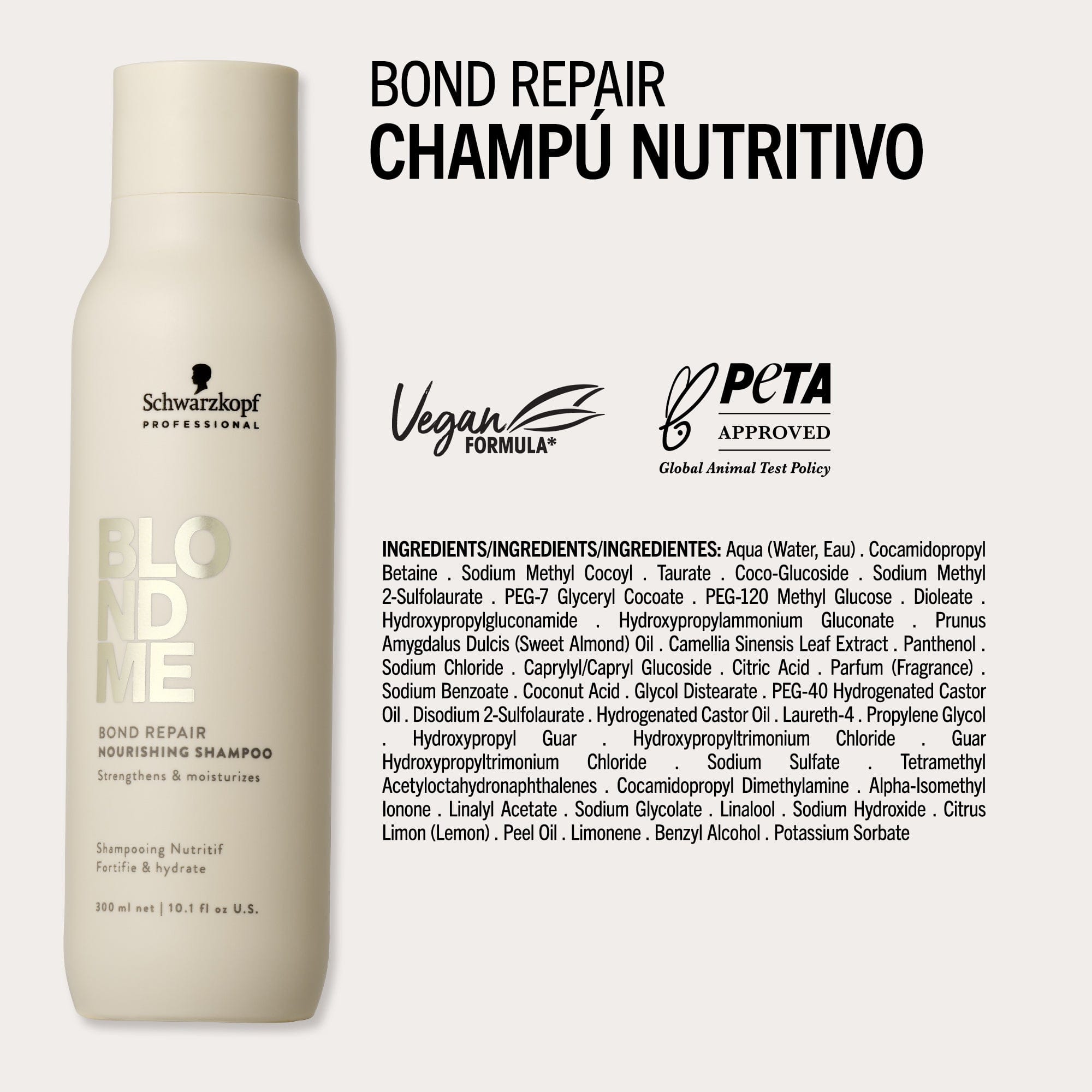 BlondMe Champú Champú Nutritivo Bond Repair de BLONDME 1000ml Roberta Beauty Club Tienda Online Productos de Peluqueria