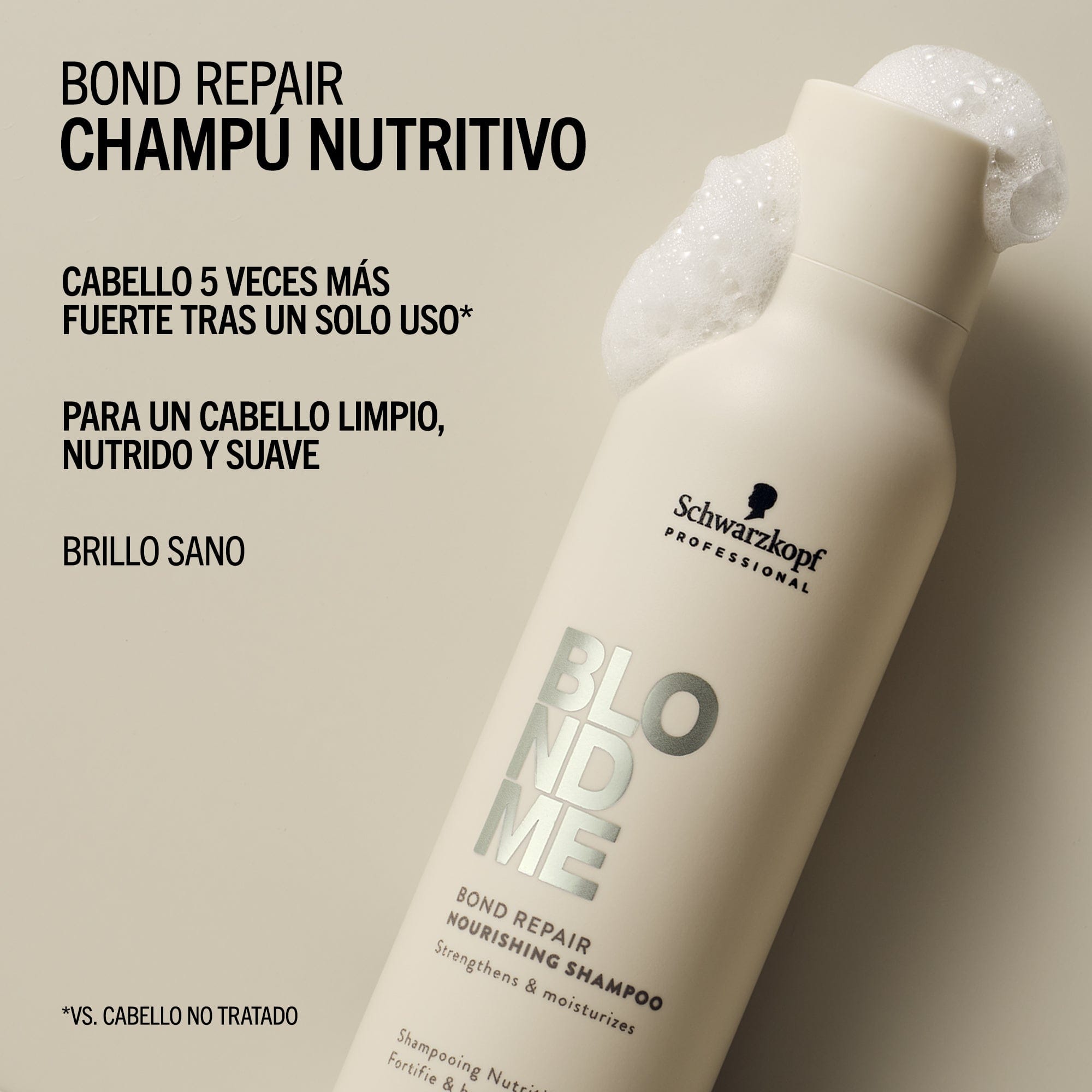 BlondMe Champú Champú Nutritivo Bond Repair de BLONDME 300ml Roberta Beauty Club Tienda Online Productos de Peluqueria