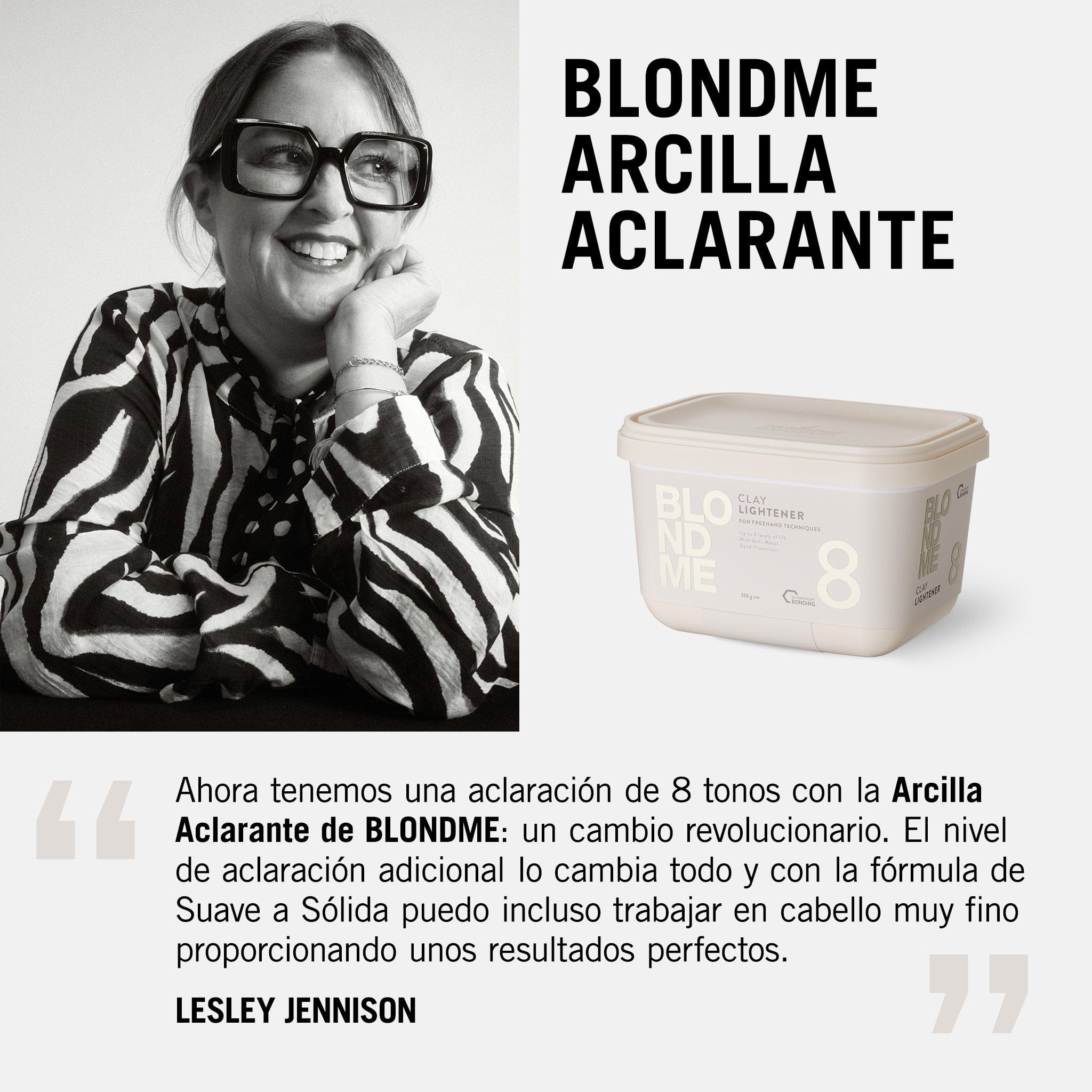 Blondme Decolorante BLONDME Arcilla Aclarante 350g Roberta Beauty Club Tienda Online Productos de Peluqueria