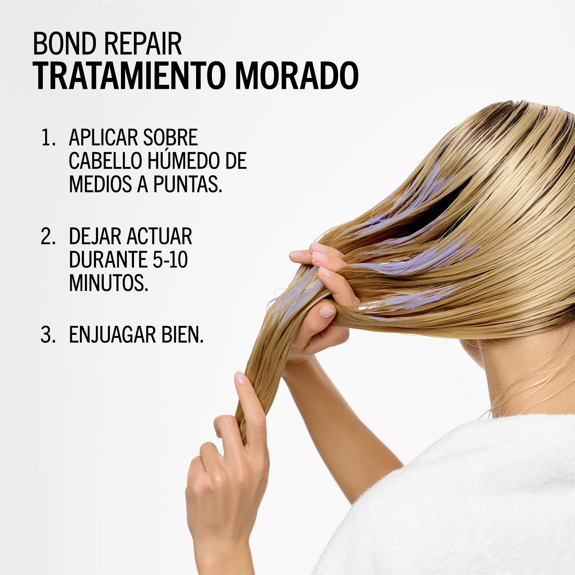 BlondMe Mascarilla Capilar Tratamiento Morado Bond Repair de BLONDME 500ml Roberta Beauty Club Tienda Online Productos de Peluqueria