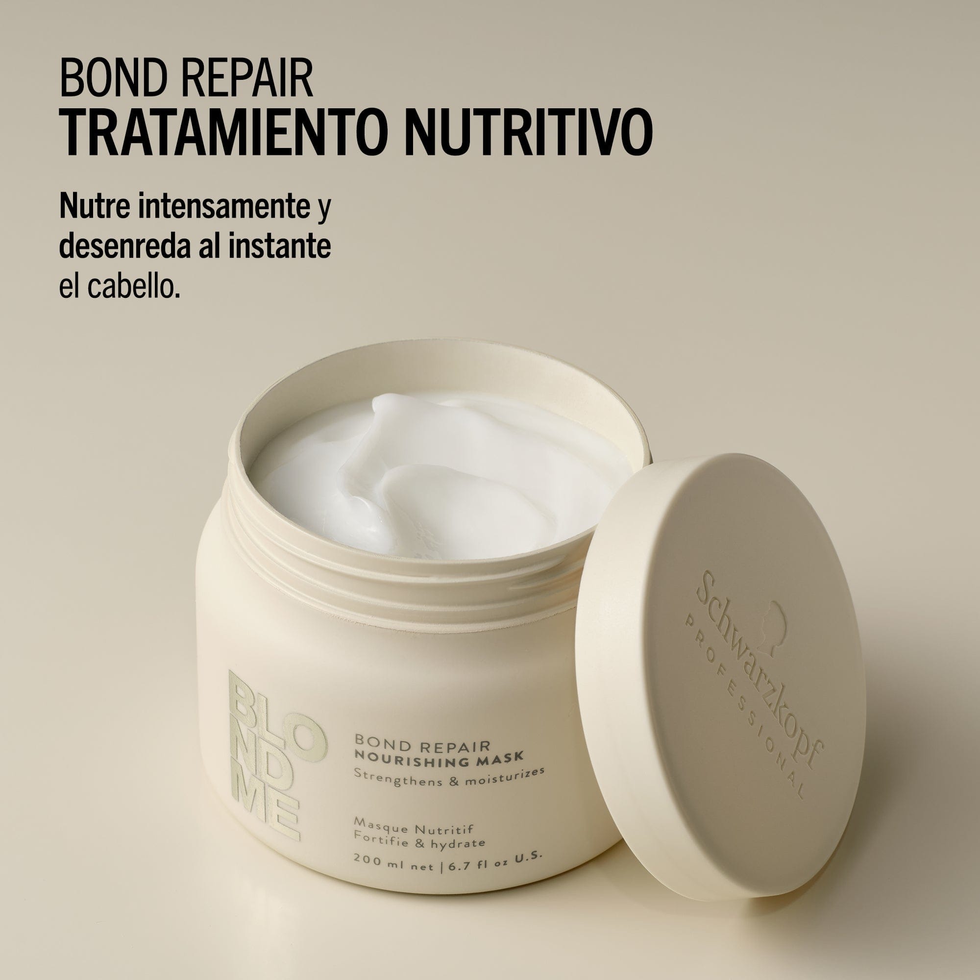 BlondMe Mascarilla Capilar Tratamiento Nutritivo Bond Repair de BLONDME 200ml Roberta Beauty Club Tienda Online Productos de Peluqueria