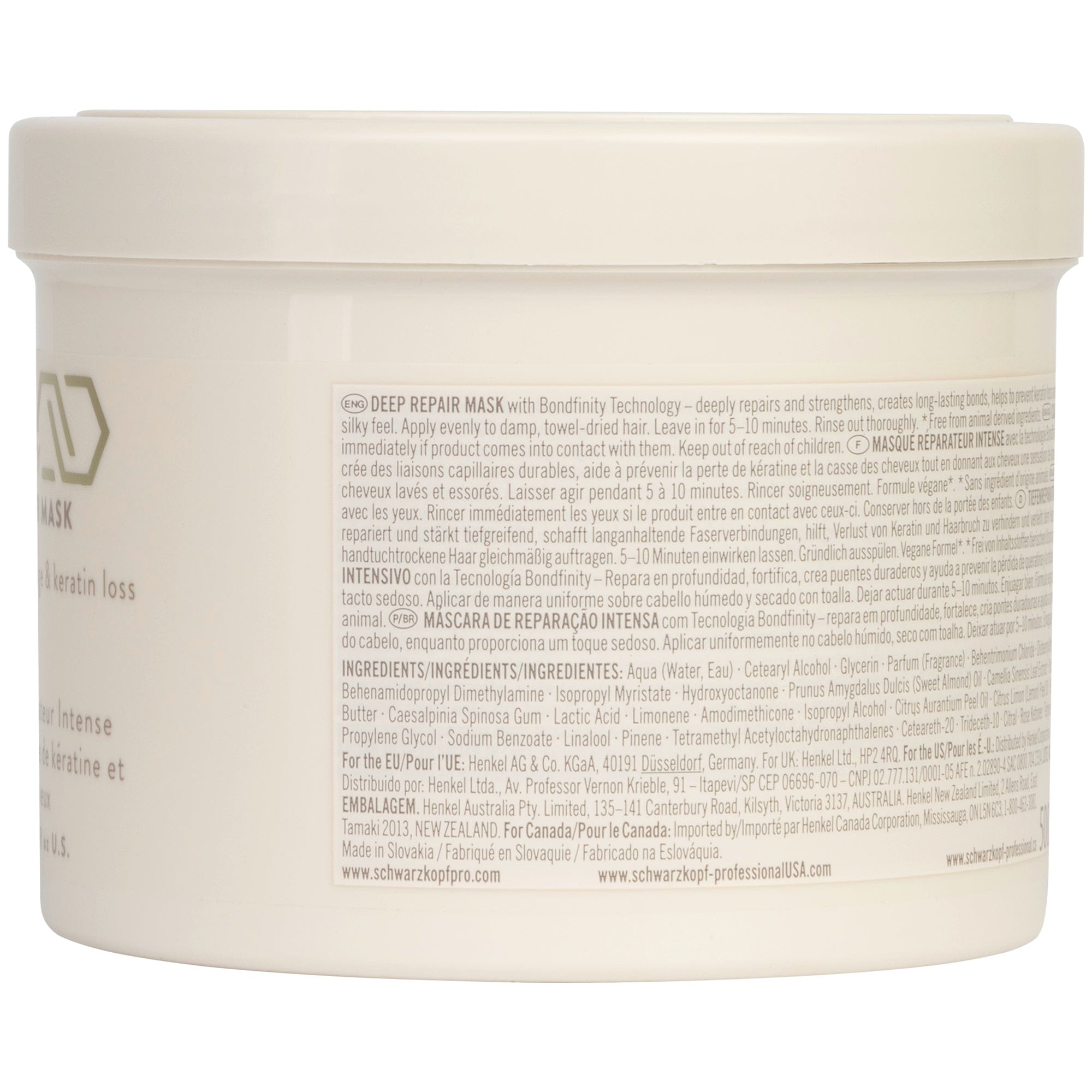 BlondMe Mascarilla Capilar Tratamiento Reparador Intensivo Bondfinity de BLONDME 500ml Roberta Beauty Club Tienda Online Productos de Peluqueria