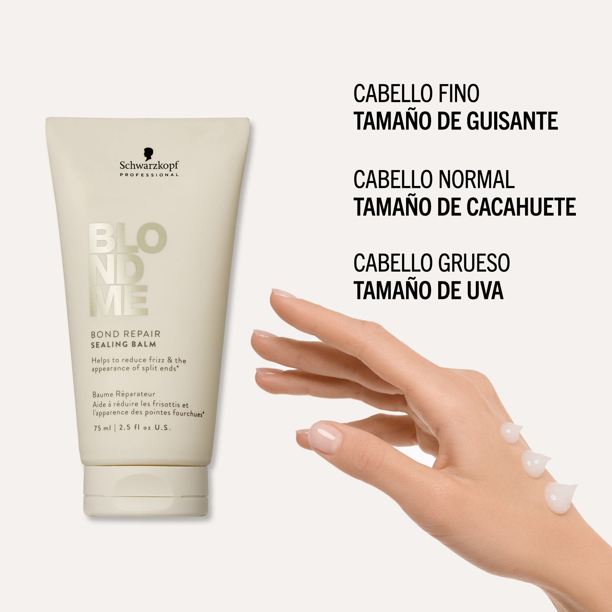 BlondMe Tratamiento Bálsamo Sellador Bond Repair de BLONDME 75ml Roberta Beauty Club Tienda Online Productos de Peluqueria