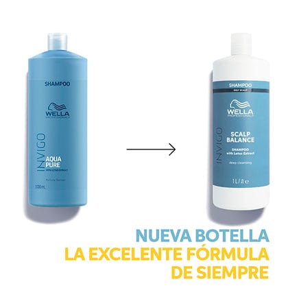Invigo Champú Wella Invigo - Champú SCALP BALANCE ANTIGRASA (PURE -Oily Scalps) 1000ml Roberta Beauty Club Tienda Online Productos de Peluqueria