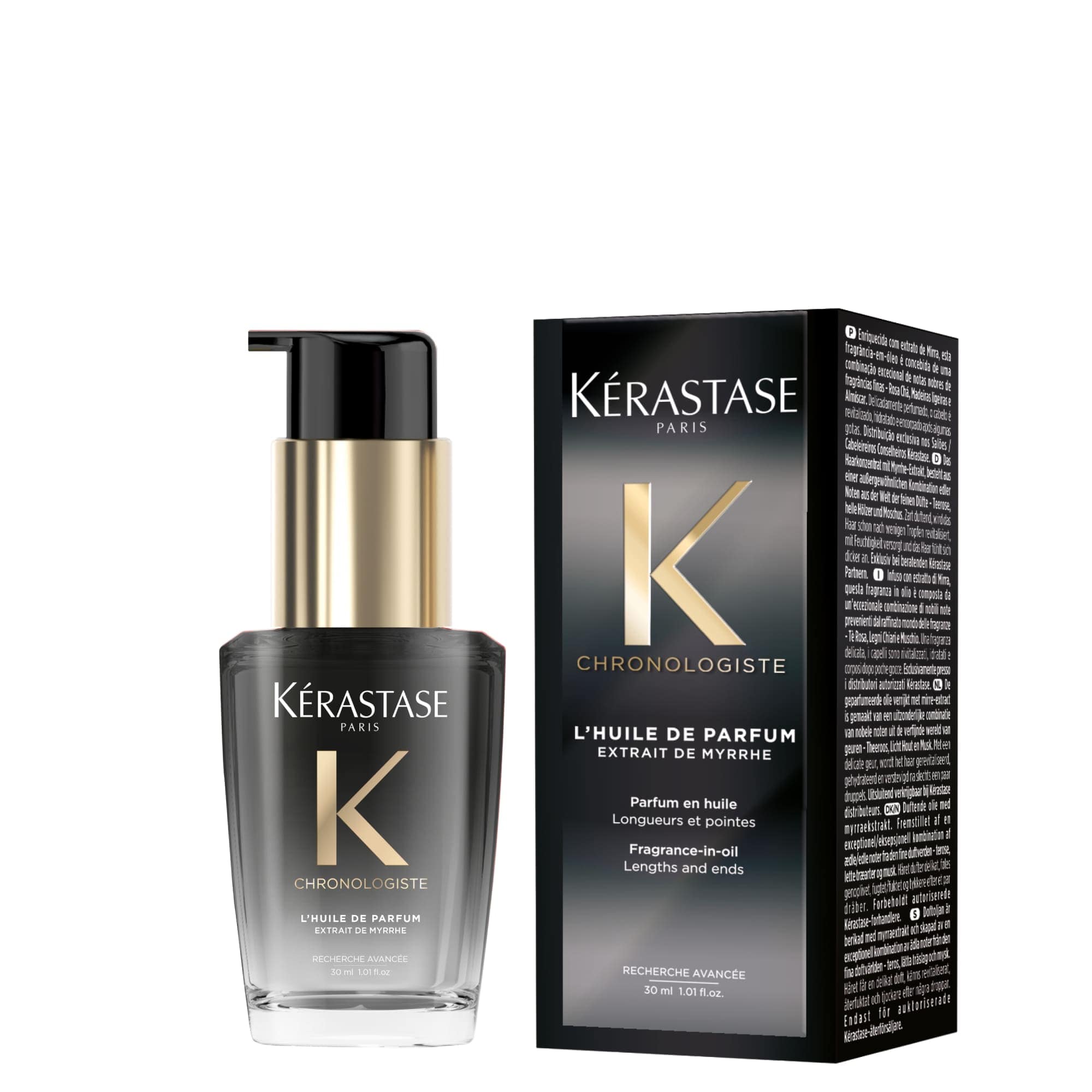 KÉRASTASE Aceite Capilar KERASTASE CHRONOLOGISTE Huile de Parfum 30 ml Roberta Beauty Club Tienda Online Productos de Peluqueria