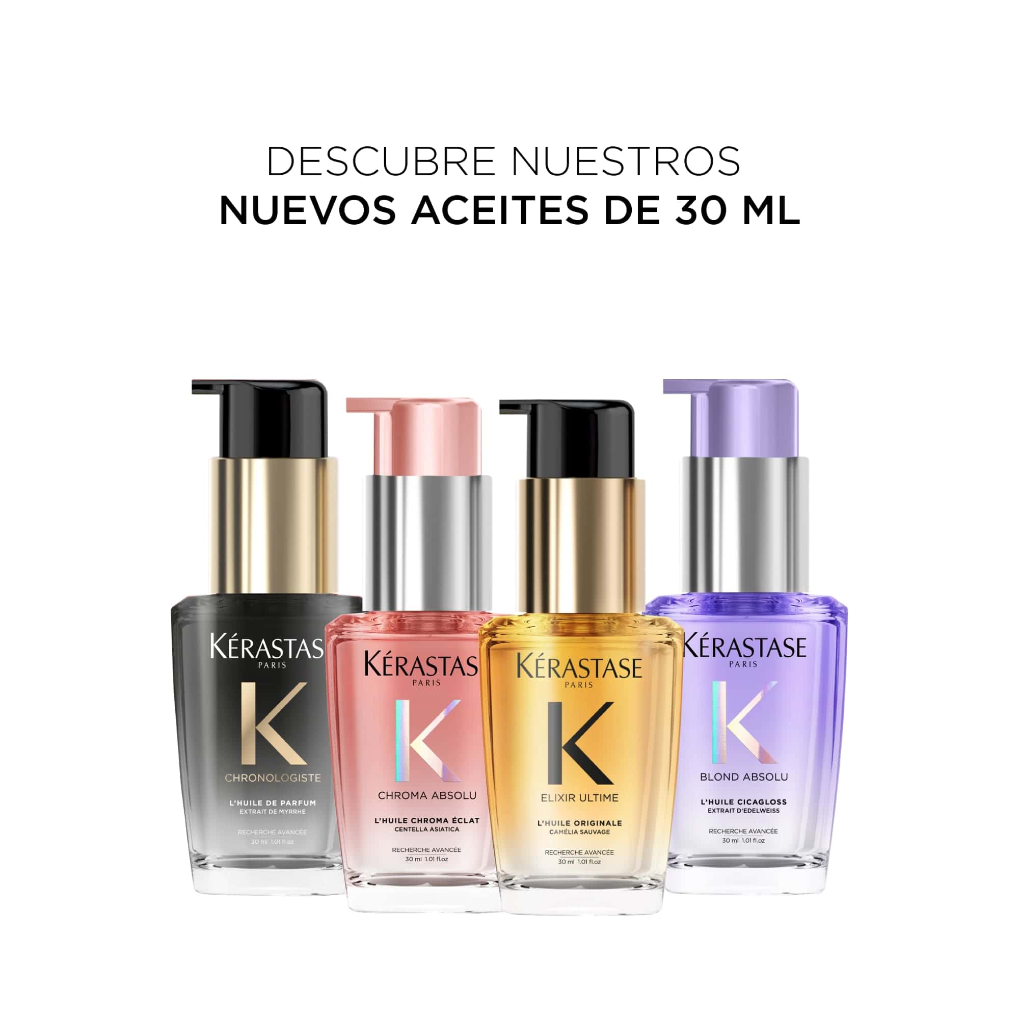KÉRASTASE Aceite Capilar KERASTASE CHRONOLOGISTE Huile de Parfum 30 ml Roberta Beauty Club Tienda Online Productos de Peluqueria