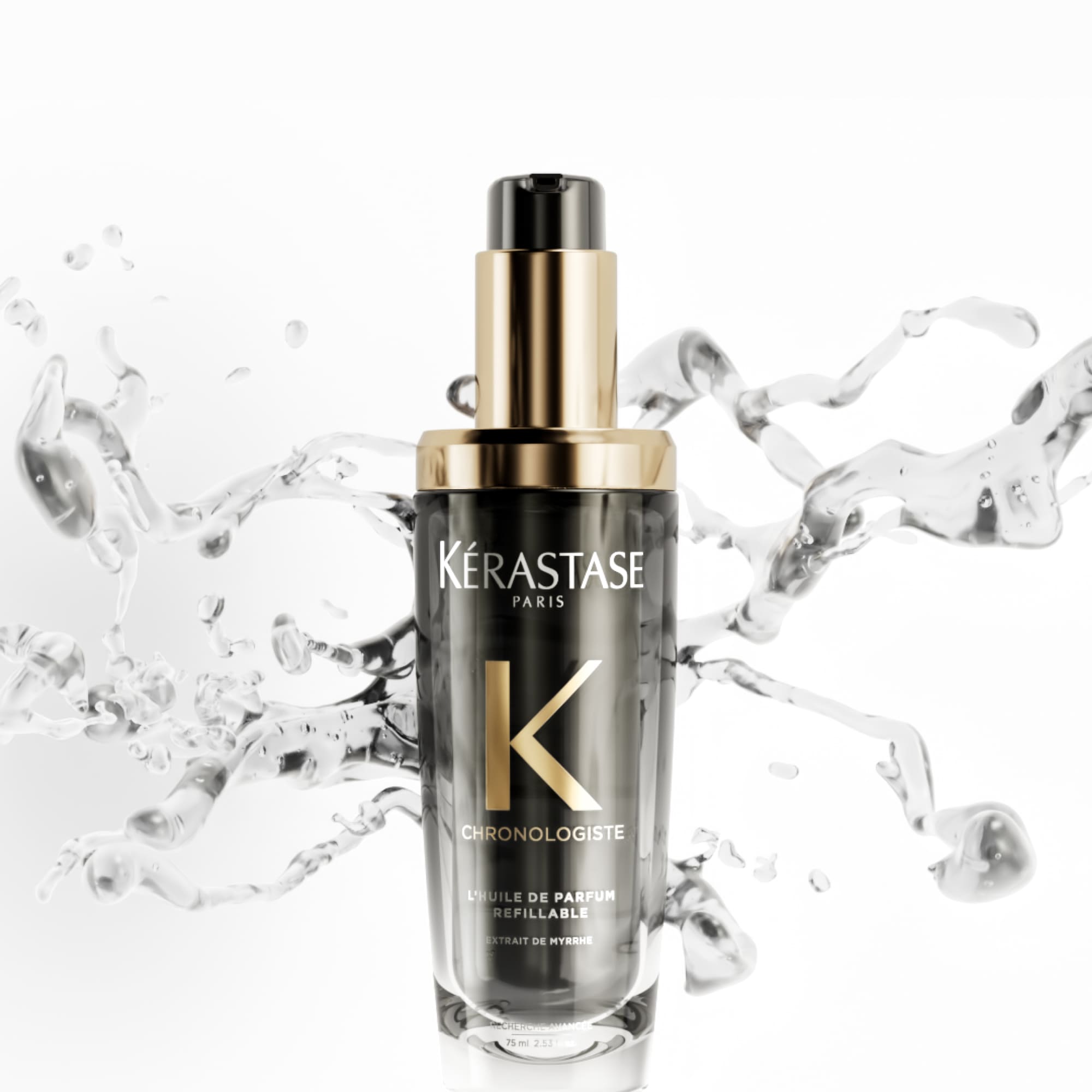 KÉRASTASE Aceite Capilar KERASTASE CHRONOLOGISTE Huile de Parfum Recargable 75ml Roberta Beauty Club Tienda Online Productos de Peluqueria