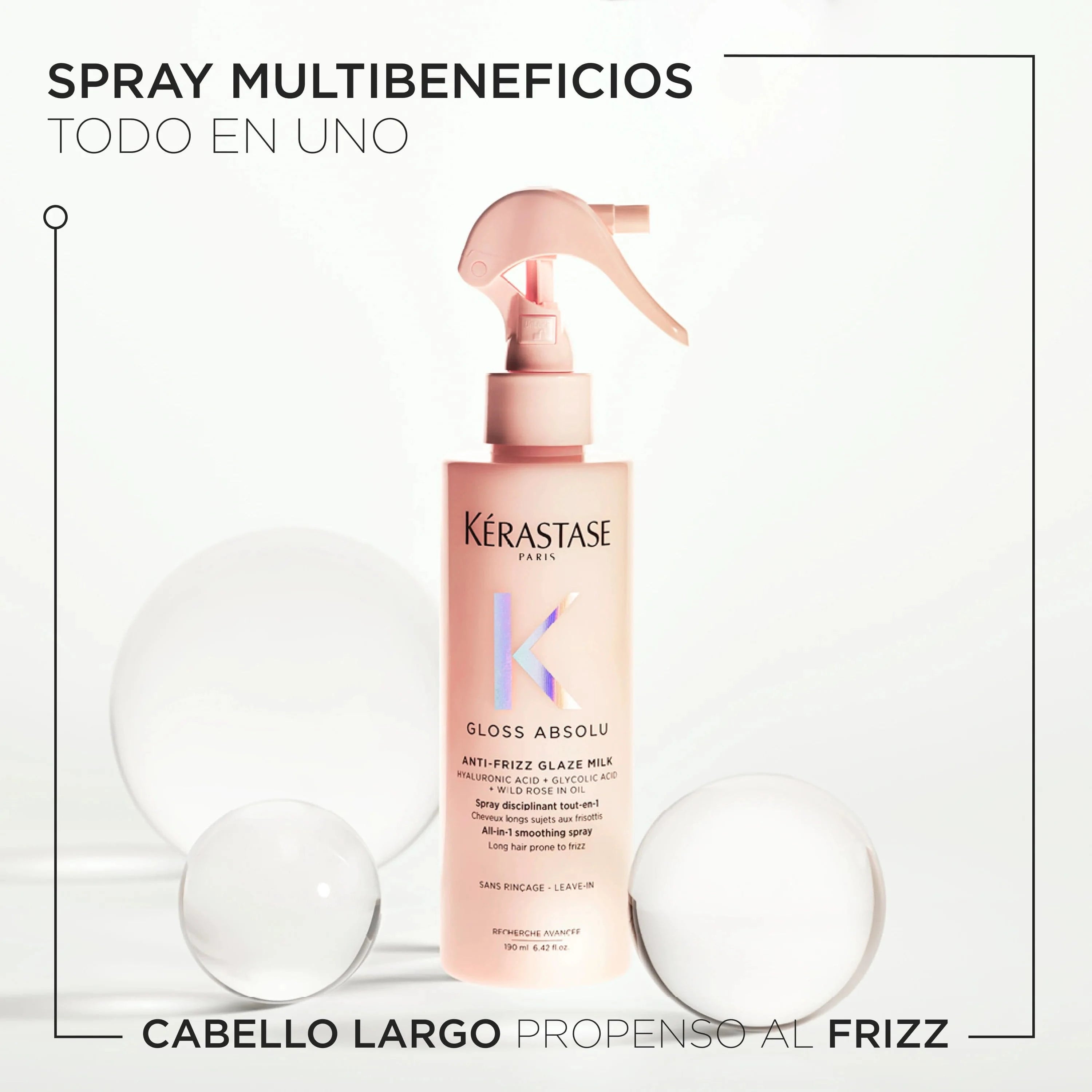 KÉRASTASE Acondicionador KERASTASE Anti-Frizz Glaze Milk Spray 190ml Roberta Beauty Club Tienda Online Productos de Peluqueria