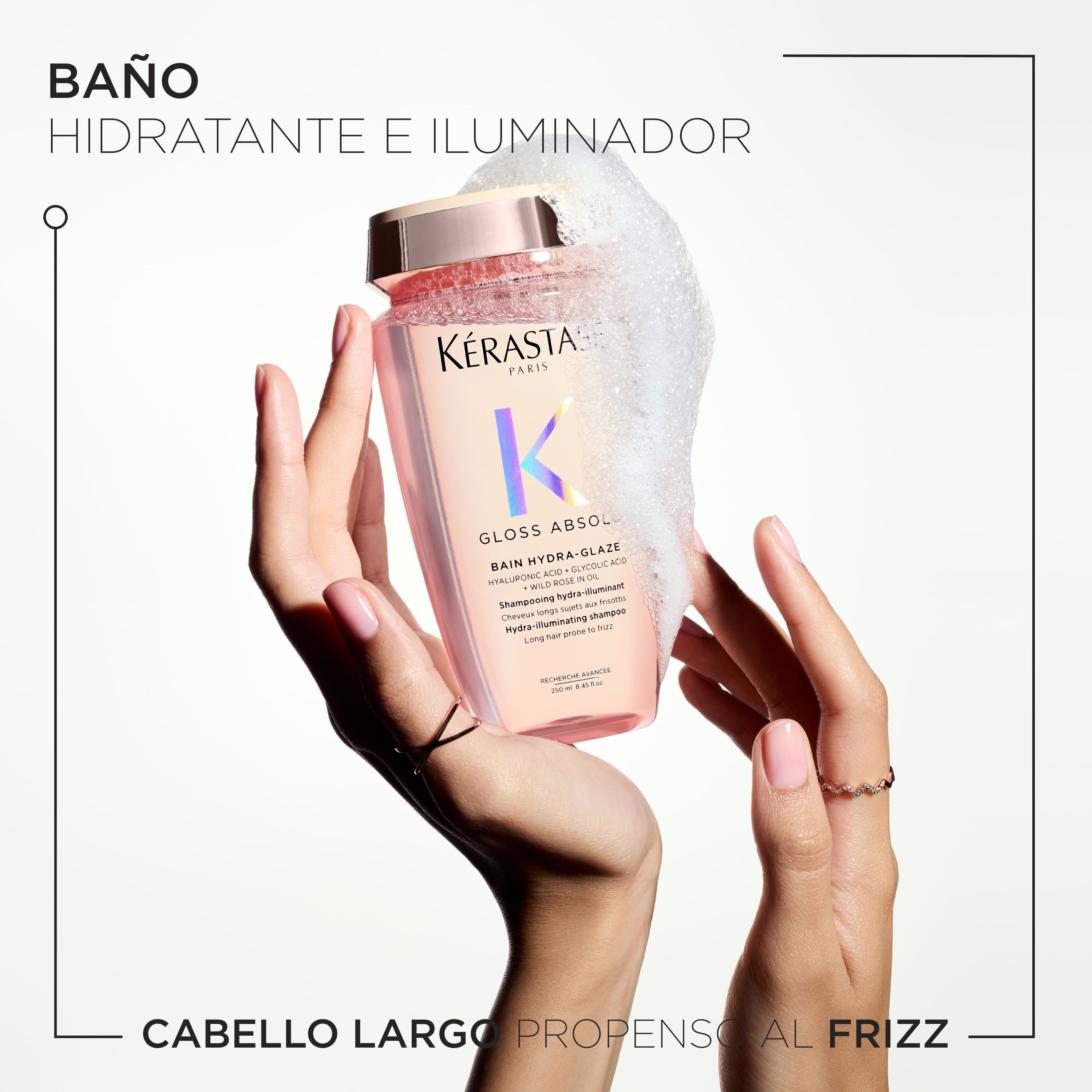 KÉRASTASE Champú KERASTASE Champú Bain Hydra-Glaze 250 ml Roberta Beauty Club Tienda Online Productos de Peluqueria