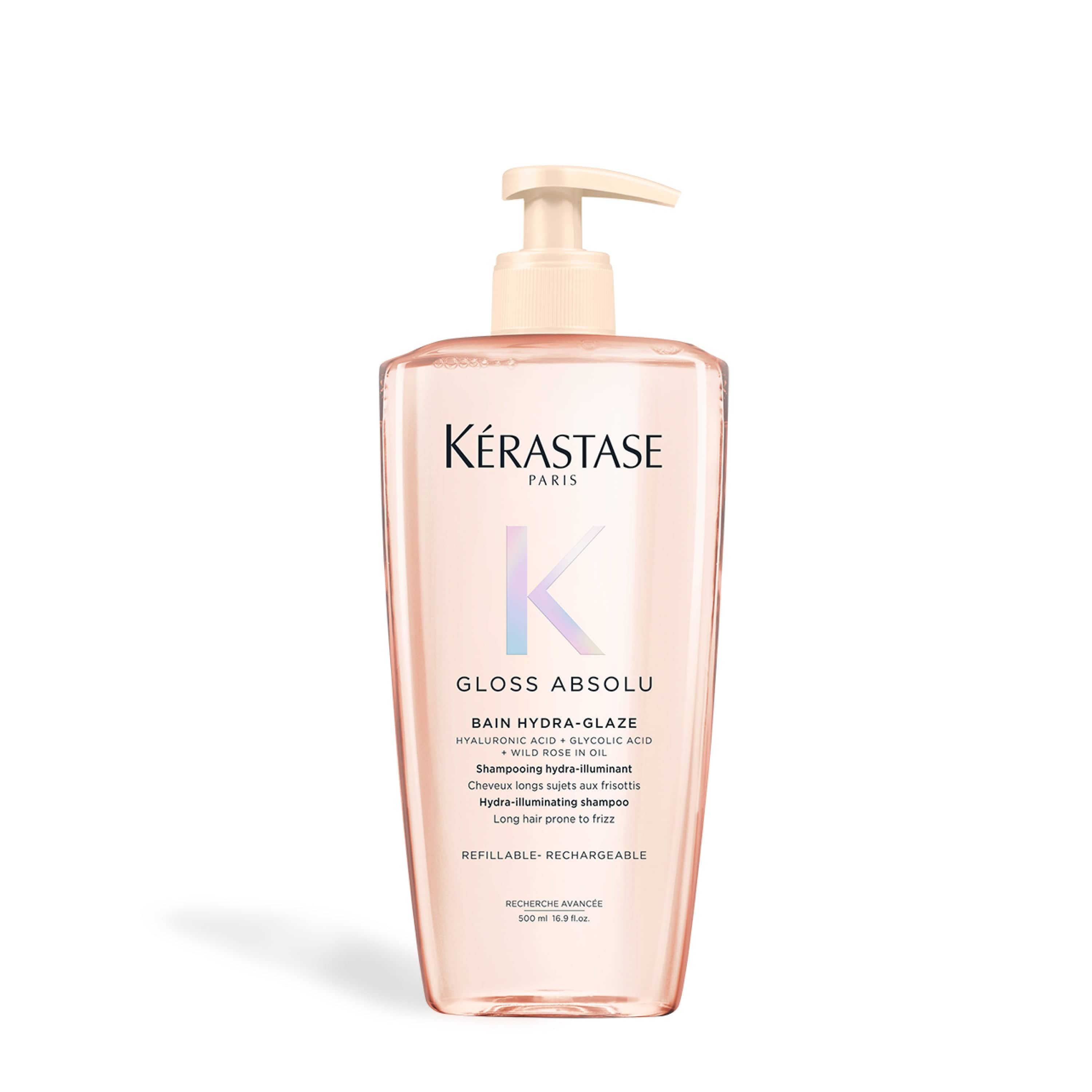 KÉRASTASE Champú KERASTASE GLOSS ABSOLU Champú Bain Hydra-Glaze 500 ml Roberta Beauty Club Tienda Online Productos de Peluqueria