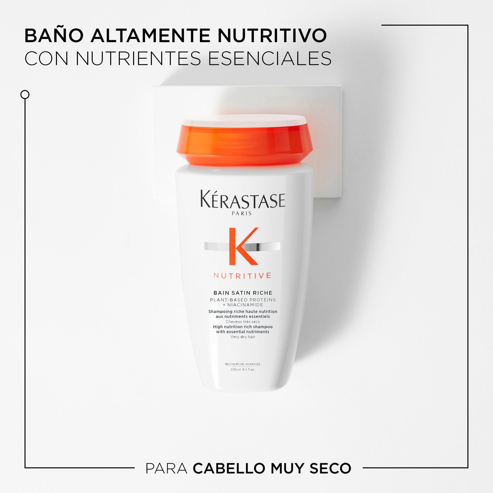 KÉRASTASE Champú KERASTASE NUTRITIVE Bain Satin Riche Champú 250ml Roberta Beauty Club Tienda Online Productos de Peluqueria
