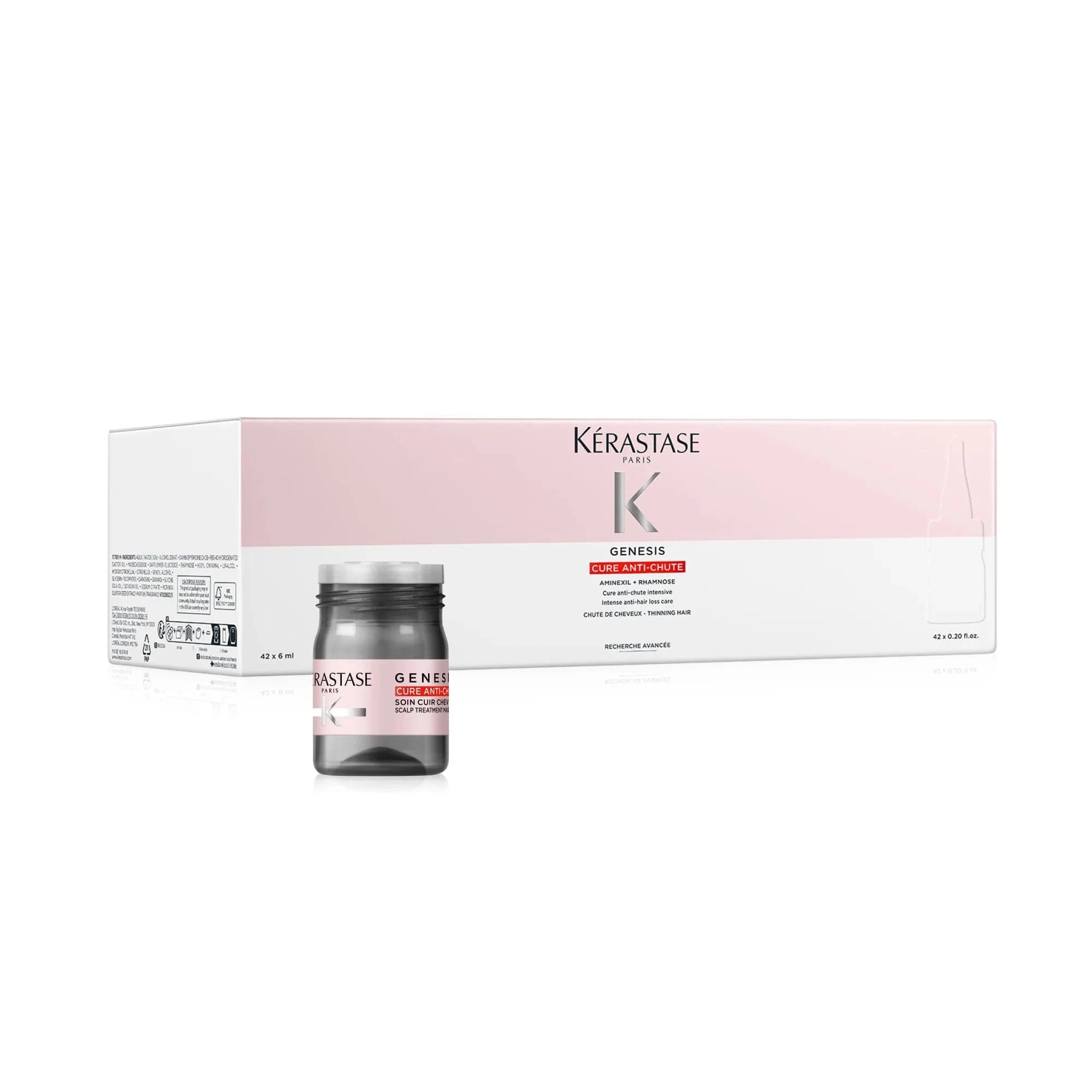 KÉRASTASE Tratamiento KERASTASE GENESIS Cure Anti-chute Ampollas Anti-Caída 42x6ml Roberta Beauty Club Tienda Online Productos de Peluqueria