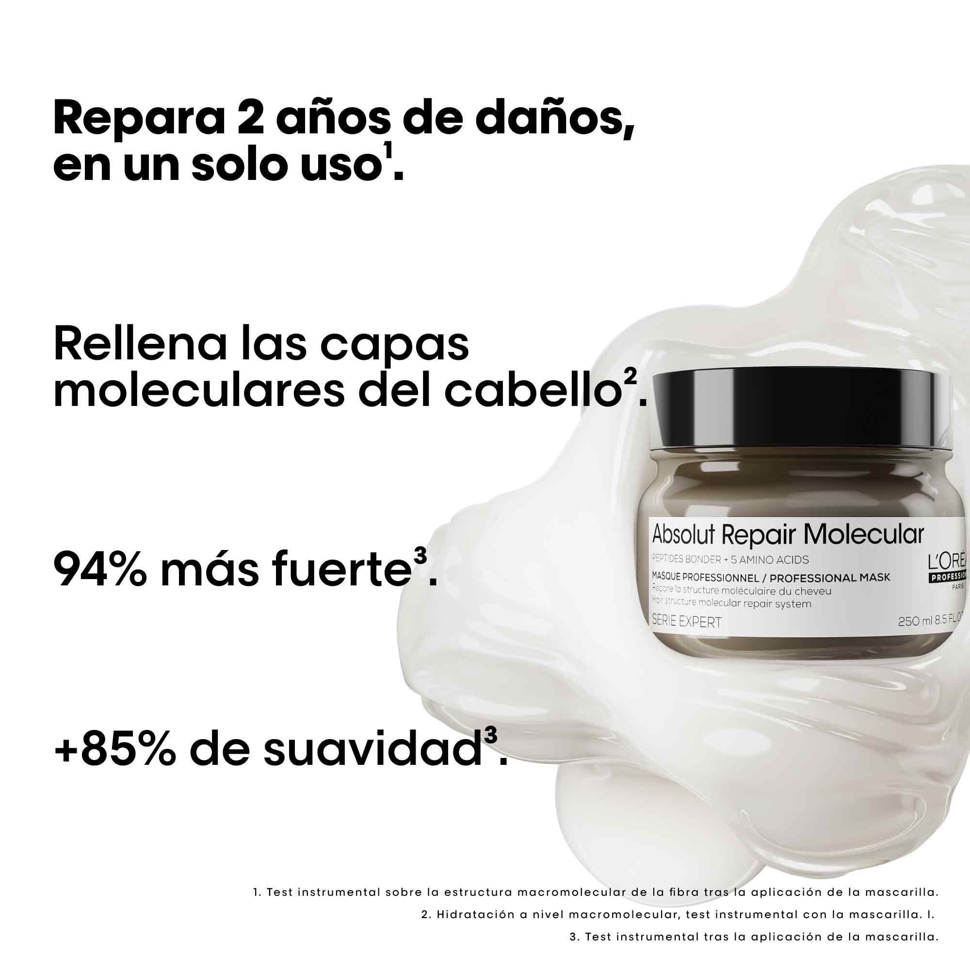 L'Oréal Professionnel Mascarilla Capilar Absolut Repair Molecular Mascarilla 250ml Roberta Beauty Club Tienda Online Productos de Peluqueria