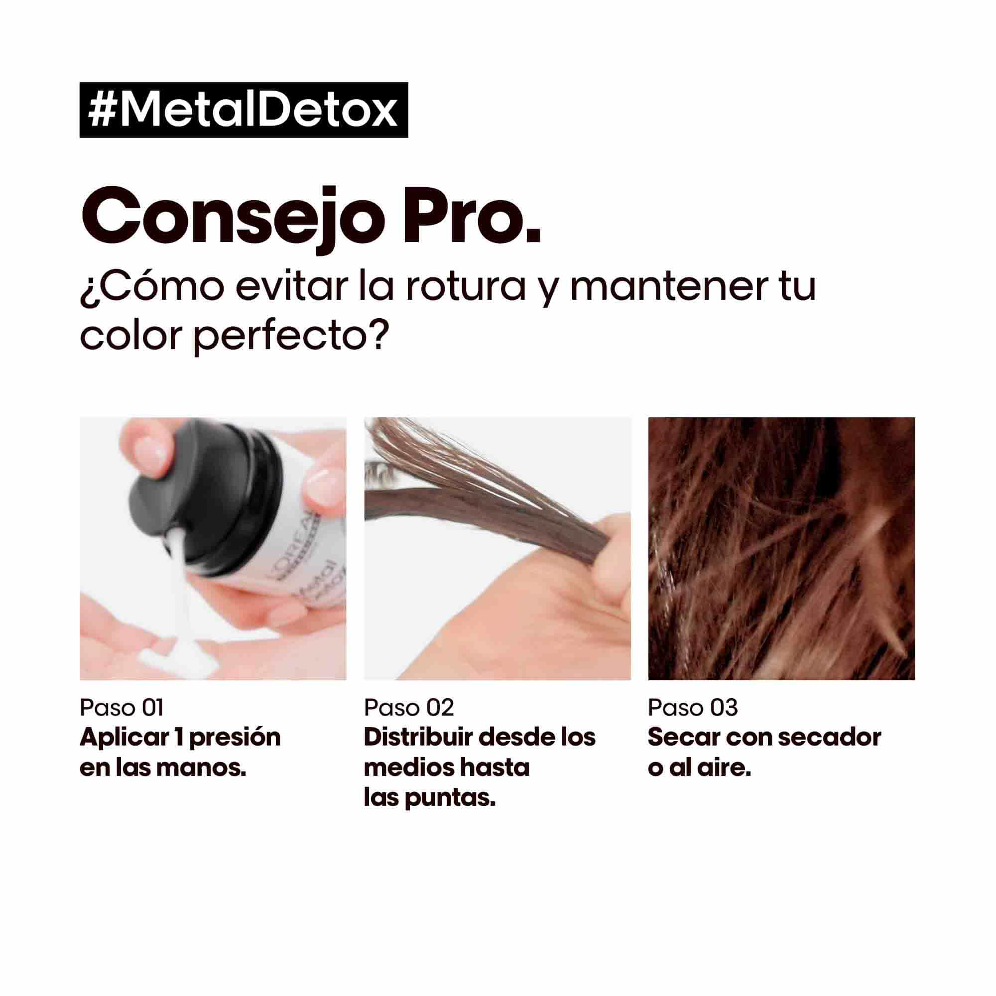 L'Oréal Professionnel Tratamiento Crema Metal Detox 100ml Roberta Beauty Club Tienda Online Productos de Peluqueria