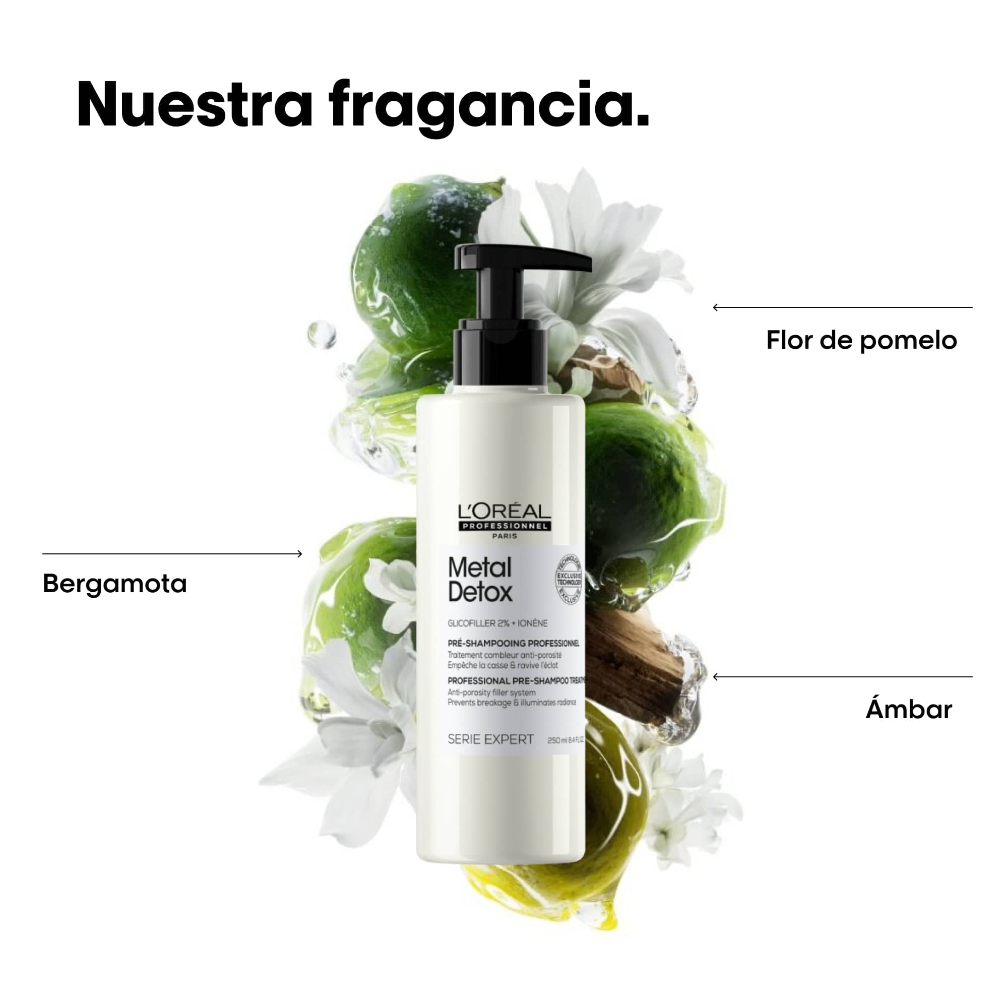 L'Oréal Professionnel Tratamiento Tratamiento Pre-Champú Metal Detox 250ml Roberta Beauty Club Tienda Online Productos de Peluqueria