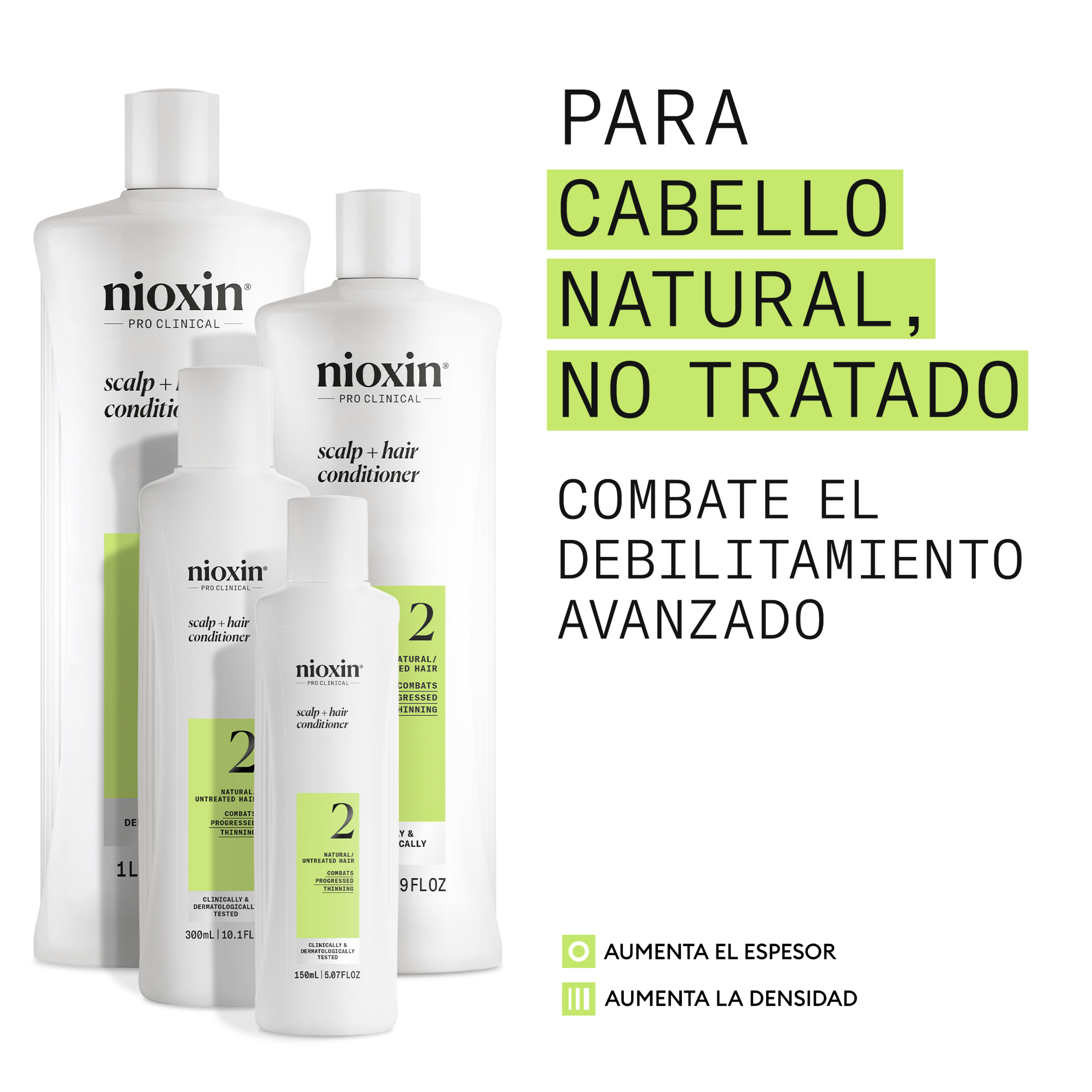 Nioxin Acondicionador SYSTEM 2 SCALP THERAPY Acondicionador Revitalizante Step 2 Cabello Natural 1000ml Roberta Beauty Club Tienda Online Productos de Peluqueria