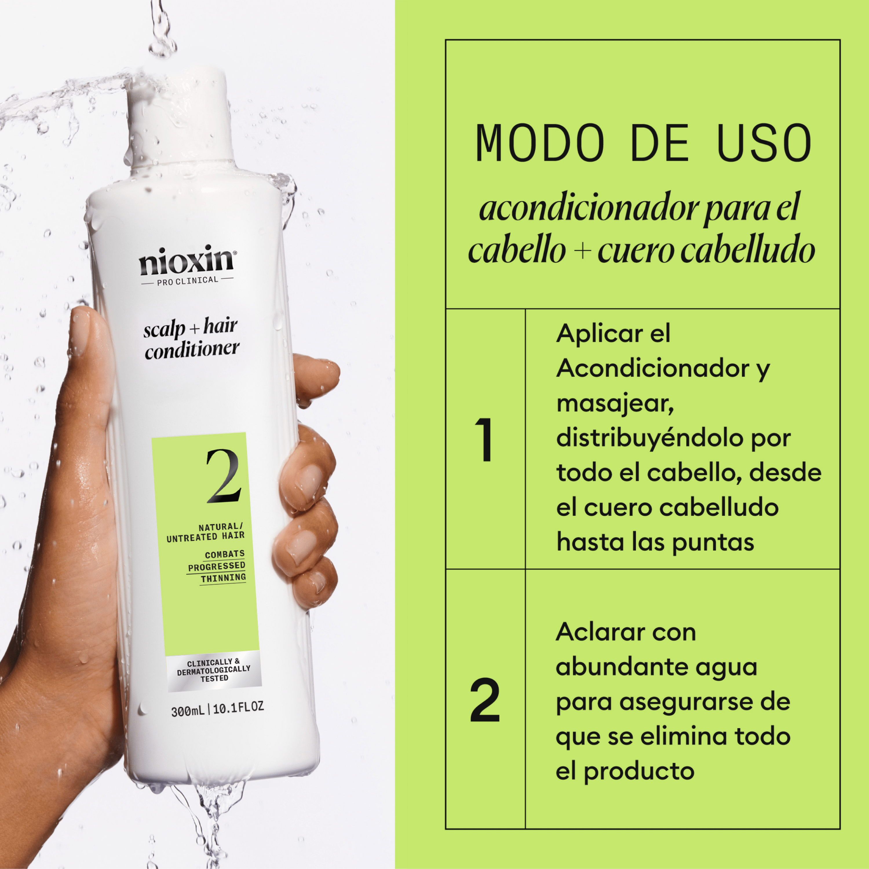 Nioxin Acondicionador SYSTEM 2 SCALP THERAPY Acondicionador Step 2 Cabello Natural 300ml Roberta Beauty Club Tienda Online Productos de Peluqueria