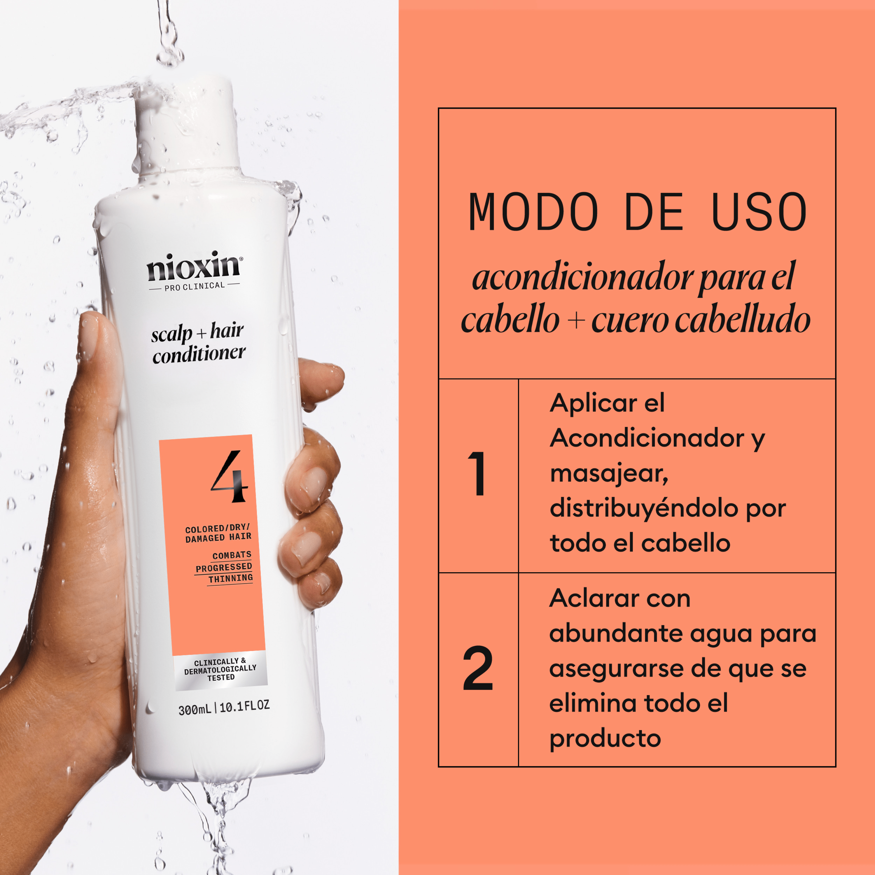 Nioxin Acondicionador SYSTEM 4 SCALP THERAPY Acondicionador Revitalizante Step 2 Cabello Teñido 300ml Roberta Beauty Club Tienda Online Productos de Peluqueria