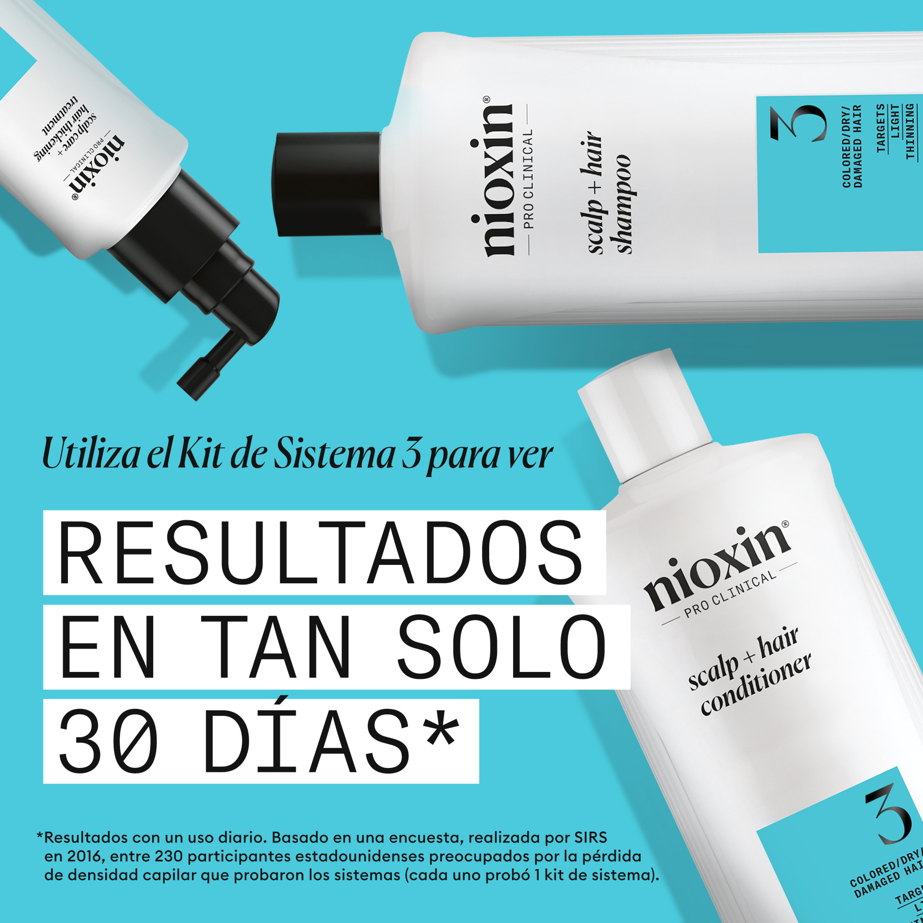 Nioxin Champú SYSTEM 3 CLEANSER Champú Step 1 Cabello Teñido 1000ml Roberta Beauty Club Tienda Online Productos de Peluqueria
