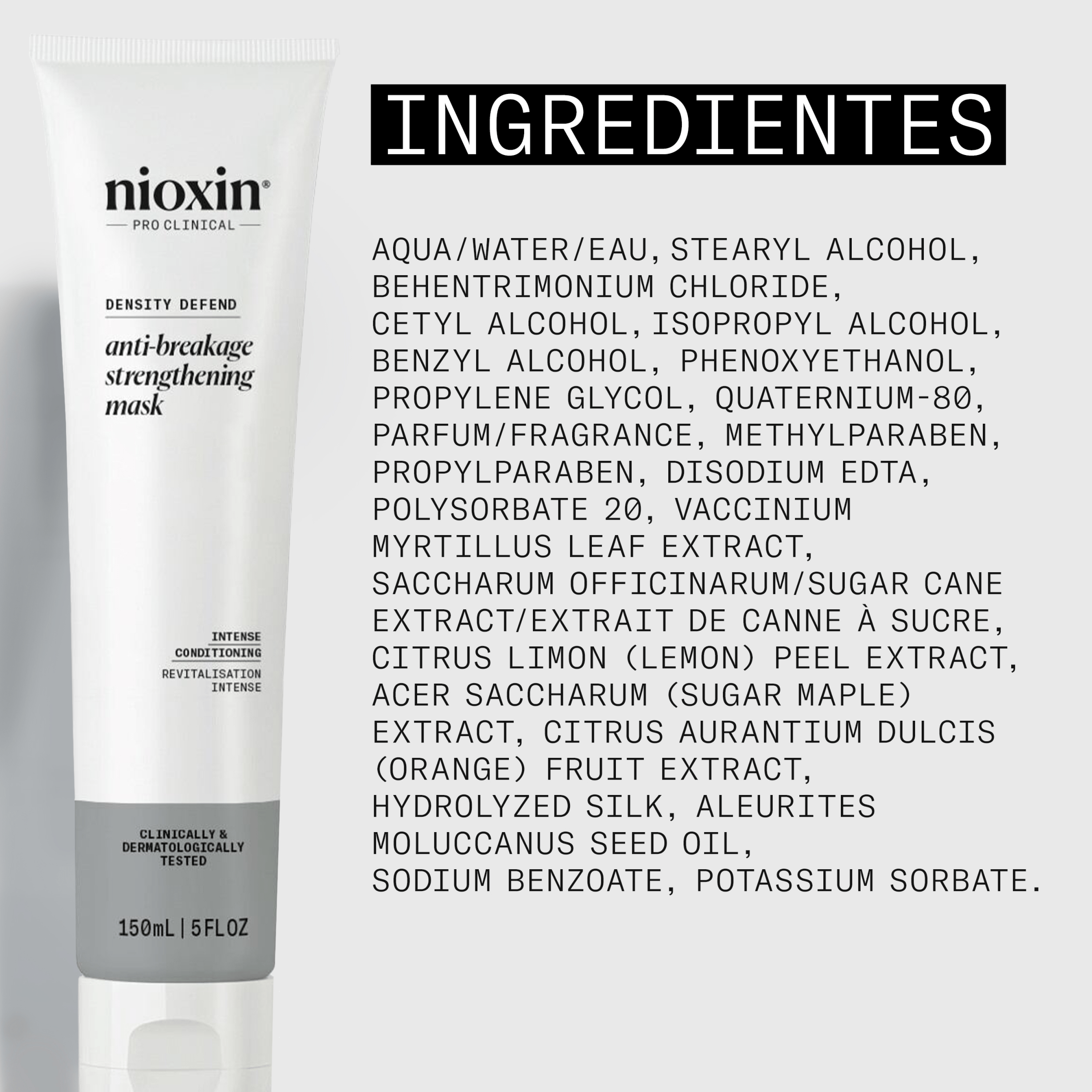 Nioxin Mascarilla Capilar 3D INTENSIVE Deep Protect Density Mask 150ml Roberta Beauty Club Tienda Online Productos de Peluqueria