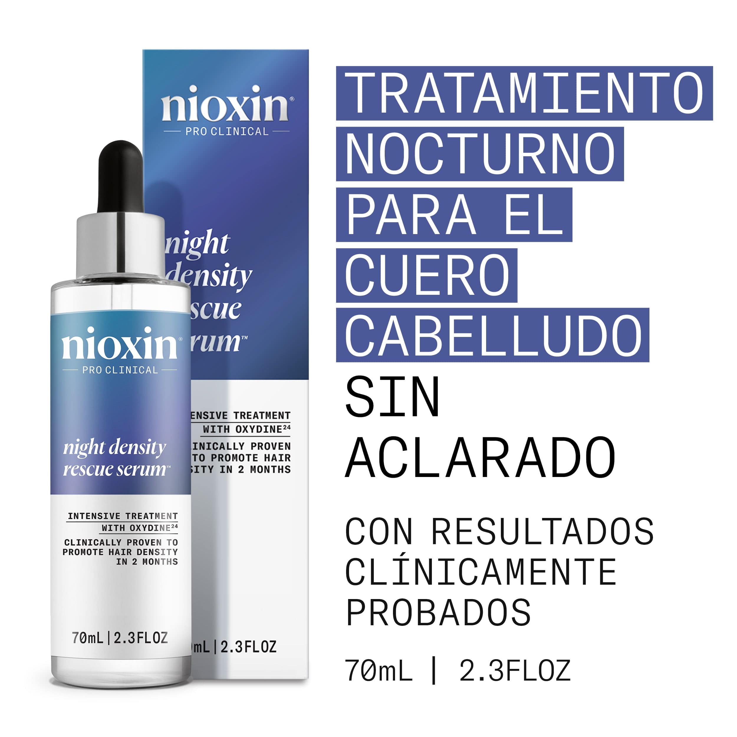 Nioxin Tratamiento Nioxin Night Density Rescue 70ml Roberta Beauty Club Tienda Online Productos de Peluqueria