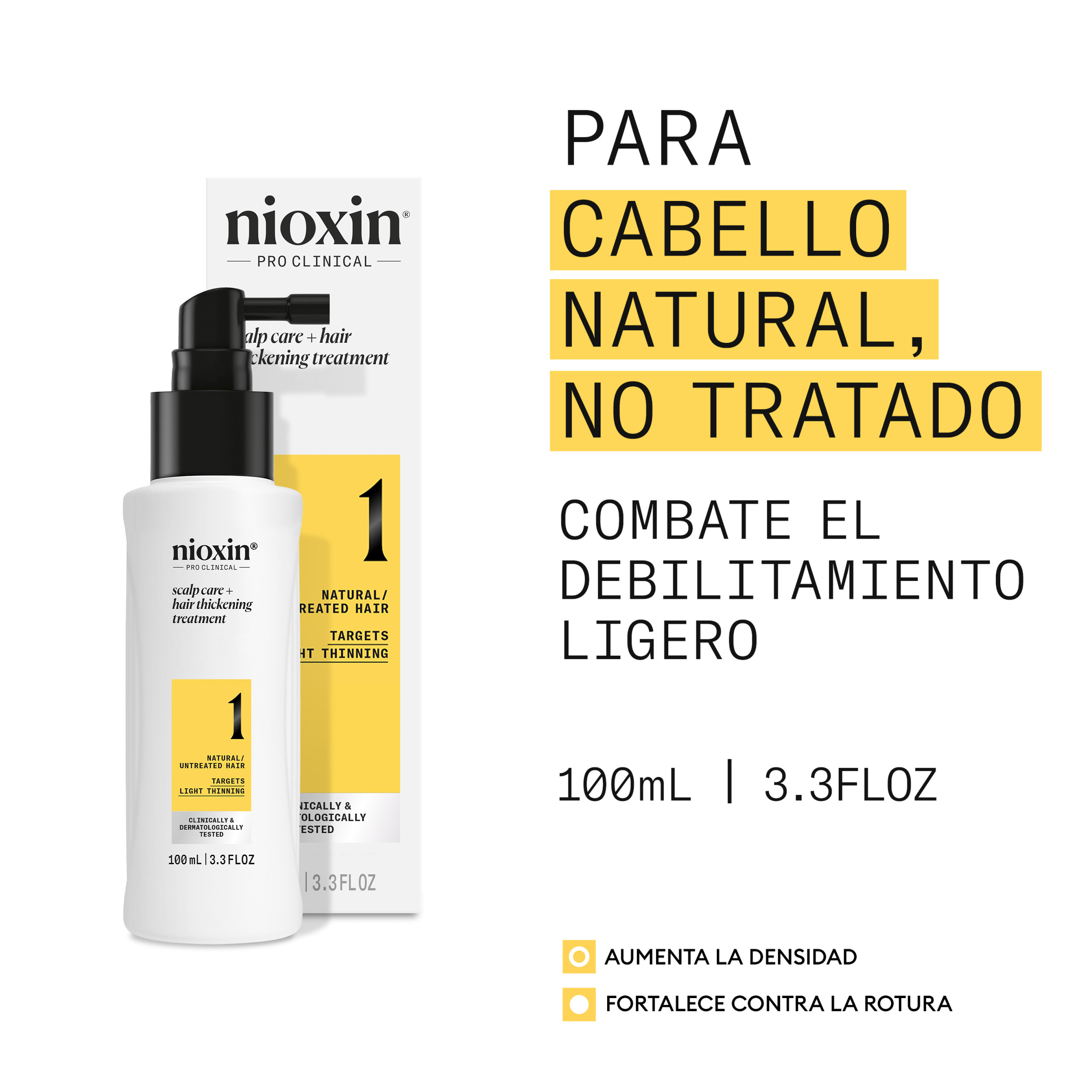 Nioxin Tratamiento SYSTEM 1 Treatment -Paso 3-100ml Roberta Beauty Club Tienda Online Productos de Peluqueria