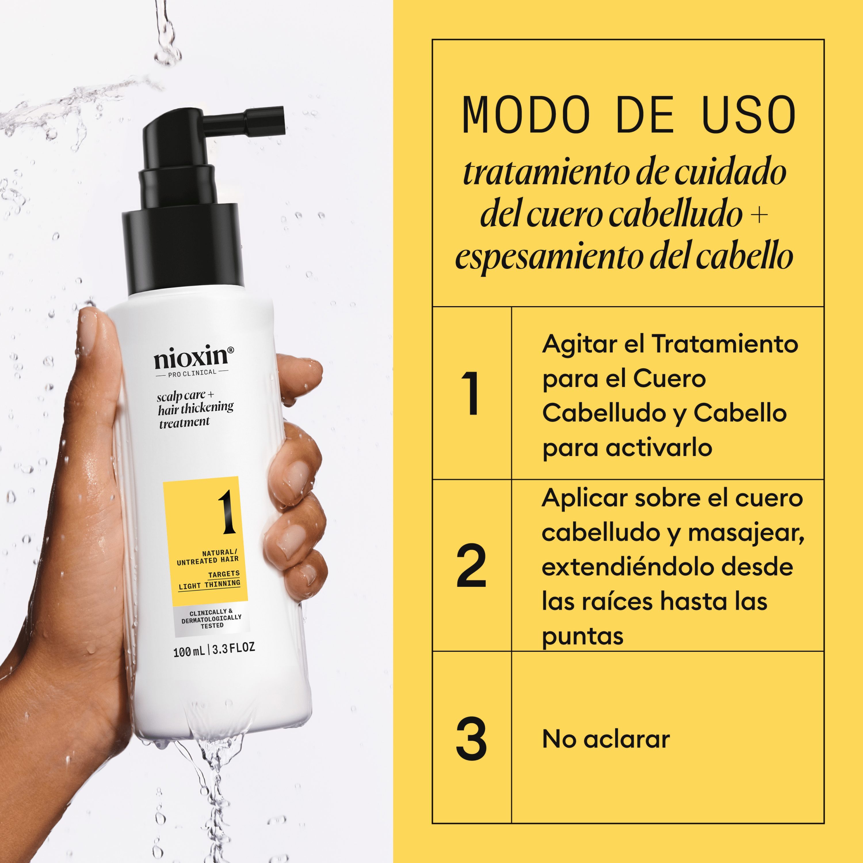 Nioxin Tratamiento SYSTEM 1 Treatment -Paso 3-100ml Roberta Beauty Club Tienda Online Productos de Peluqueria