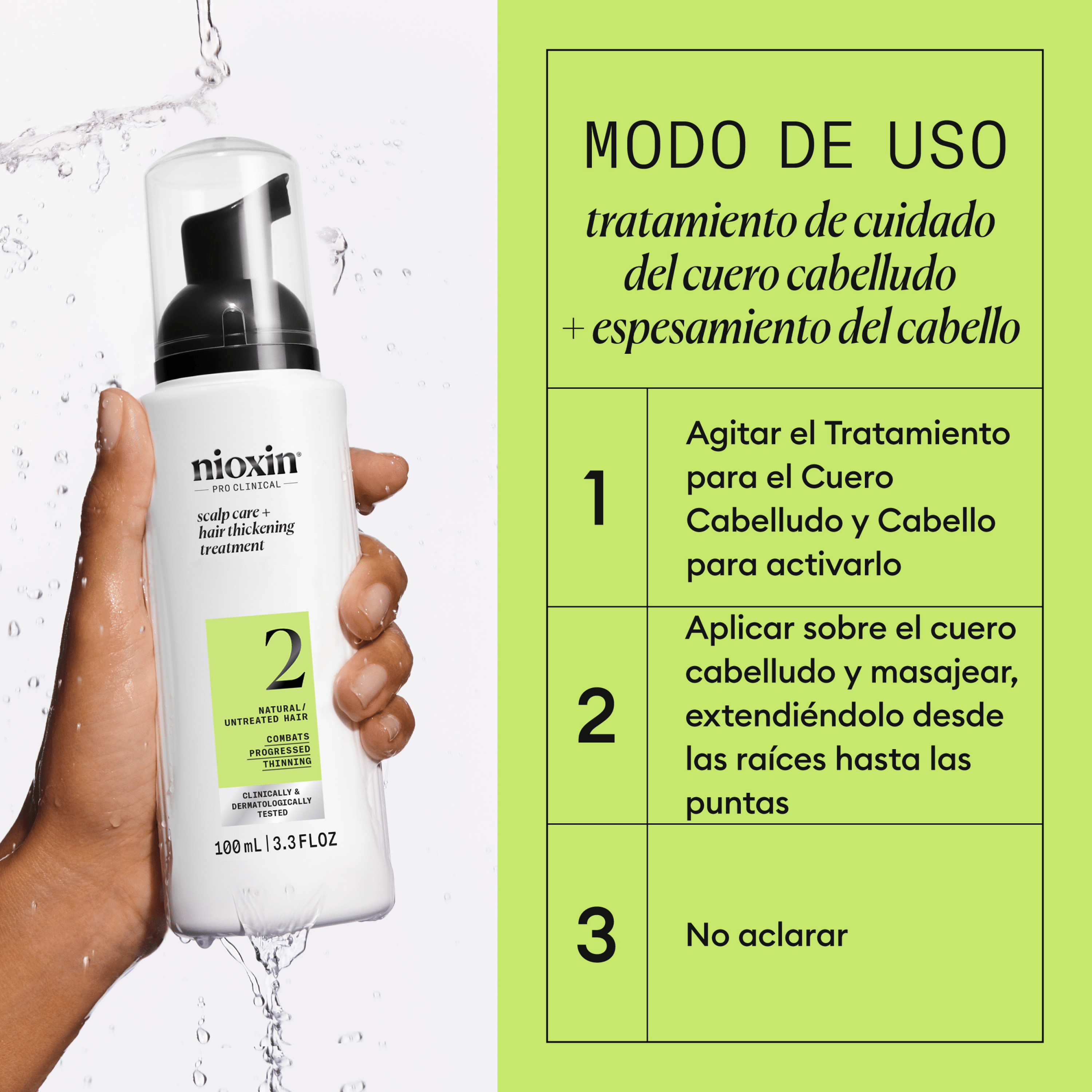 Nioxin Tratamiento SYSTEM 2 Treatment -Paso 3-100ml Roberta Beauty Club Tienda Online Productos de Peluqueria