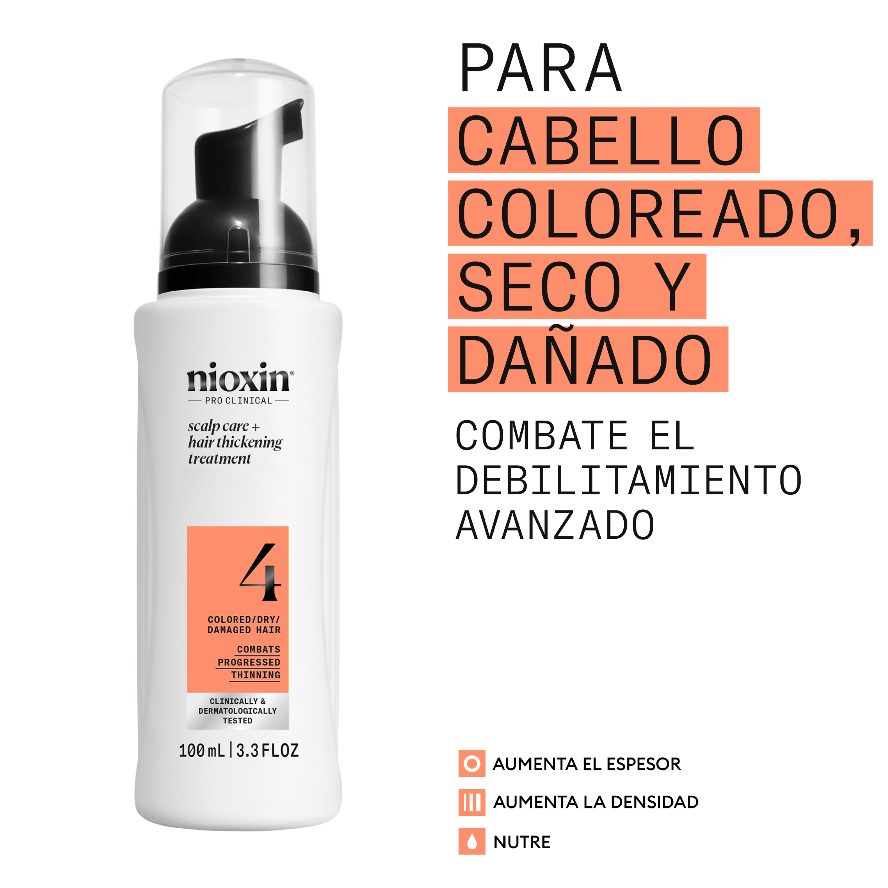 Nioxin Tratamiento SYSTEM 4 Treatment -Paso 3-100ml Roberta Beauty Club Tienda Online Productos de Peluqueria