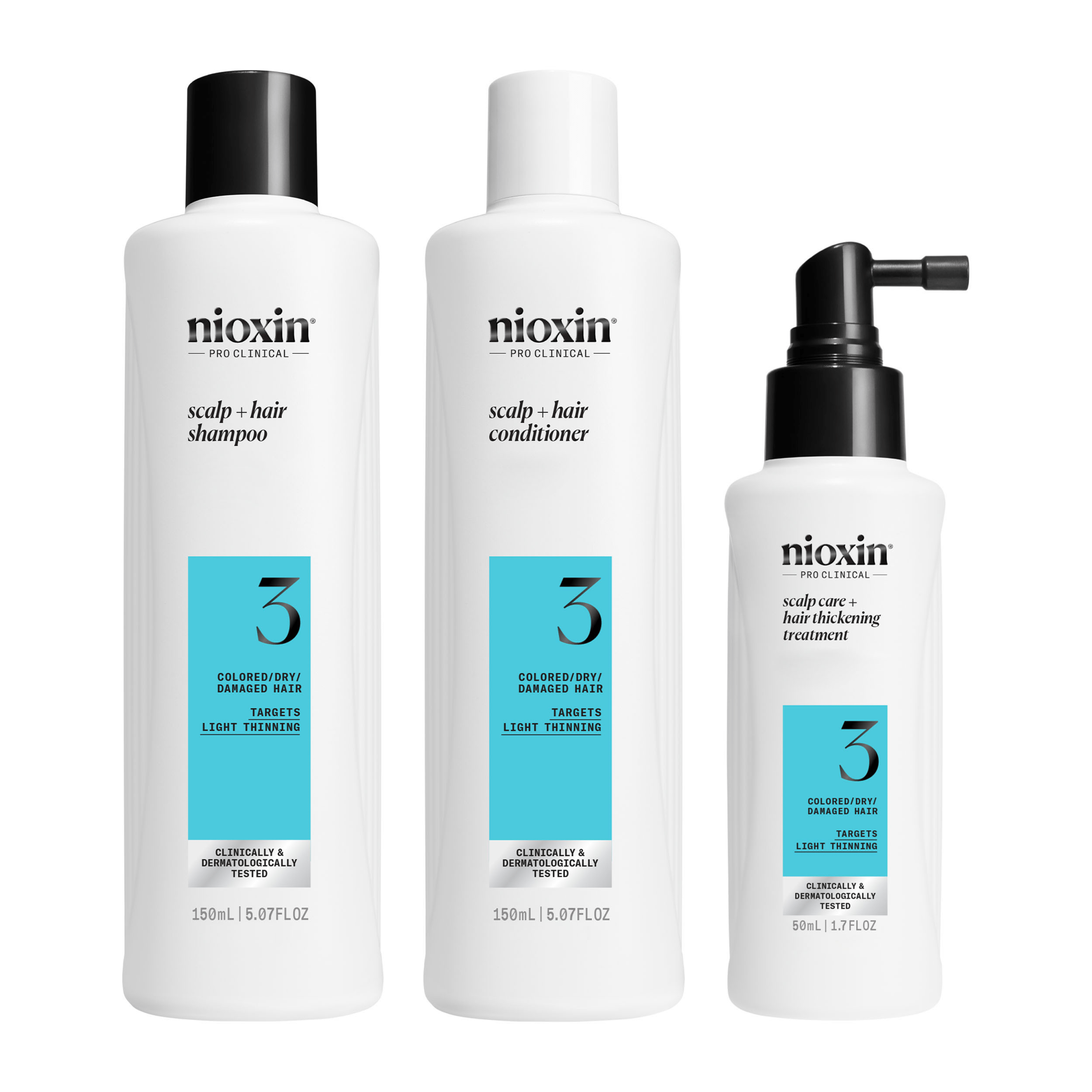 Nioxin Tratamiento SYSTEM Kit 3 Champú 150ml + Acondicionador 150ml + Tratamiento 50ml Roberta Beauty Club Tienda Online Productos de Peluqueria
